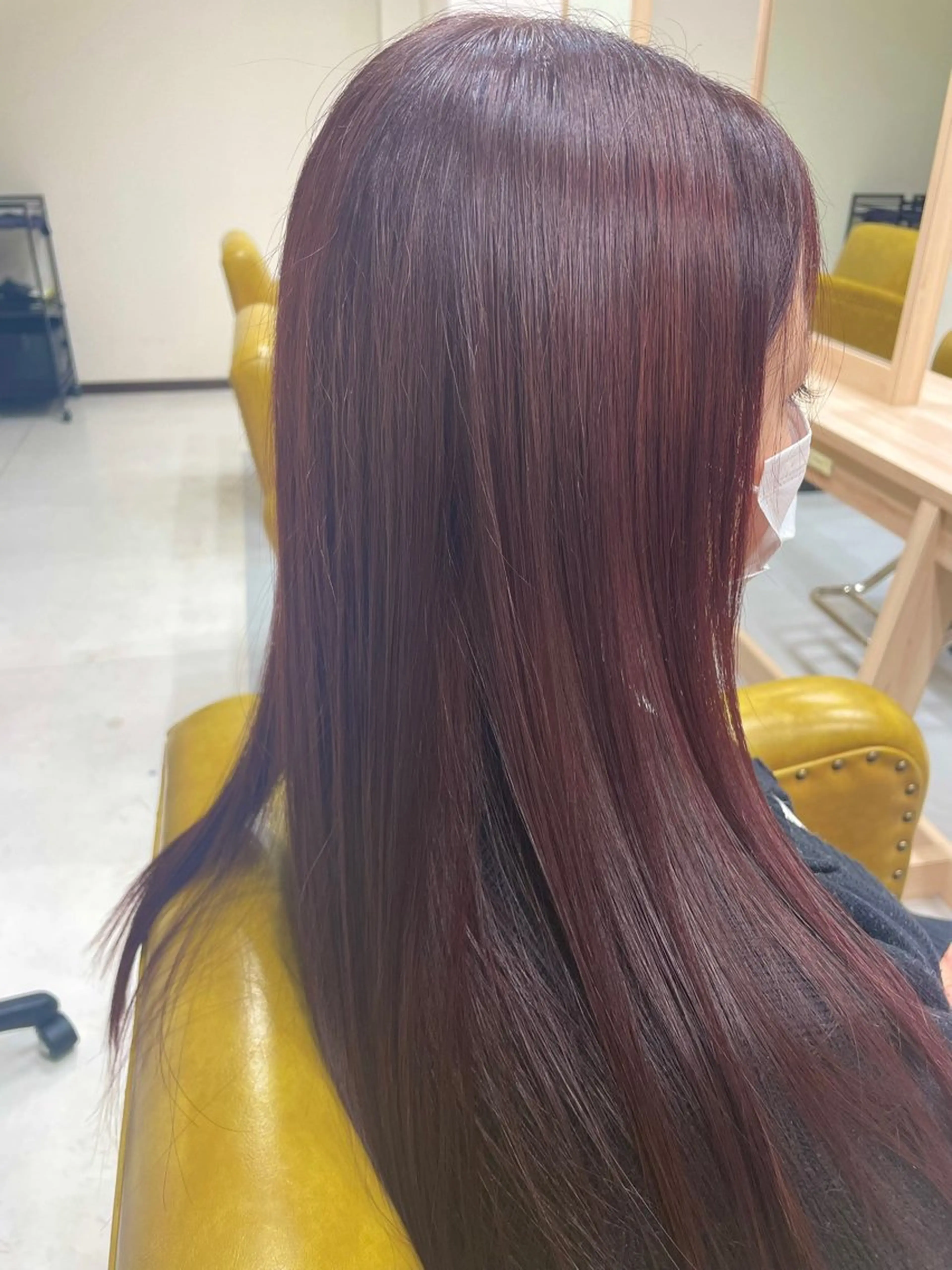 ロング カラー 大内 カオリのヘアスタイル