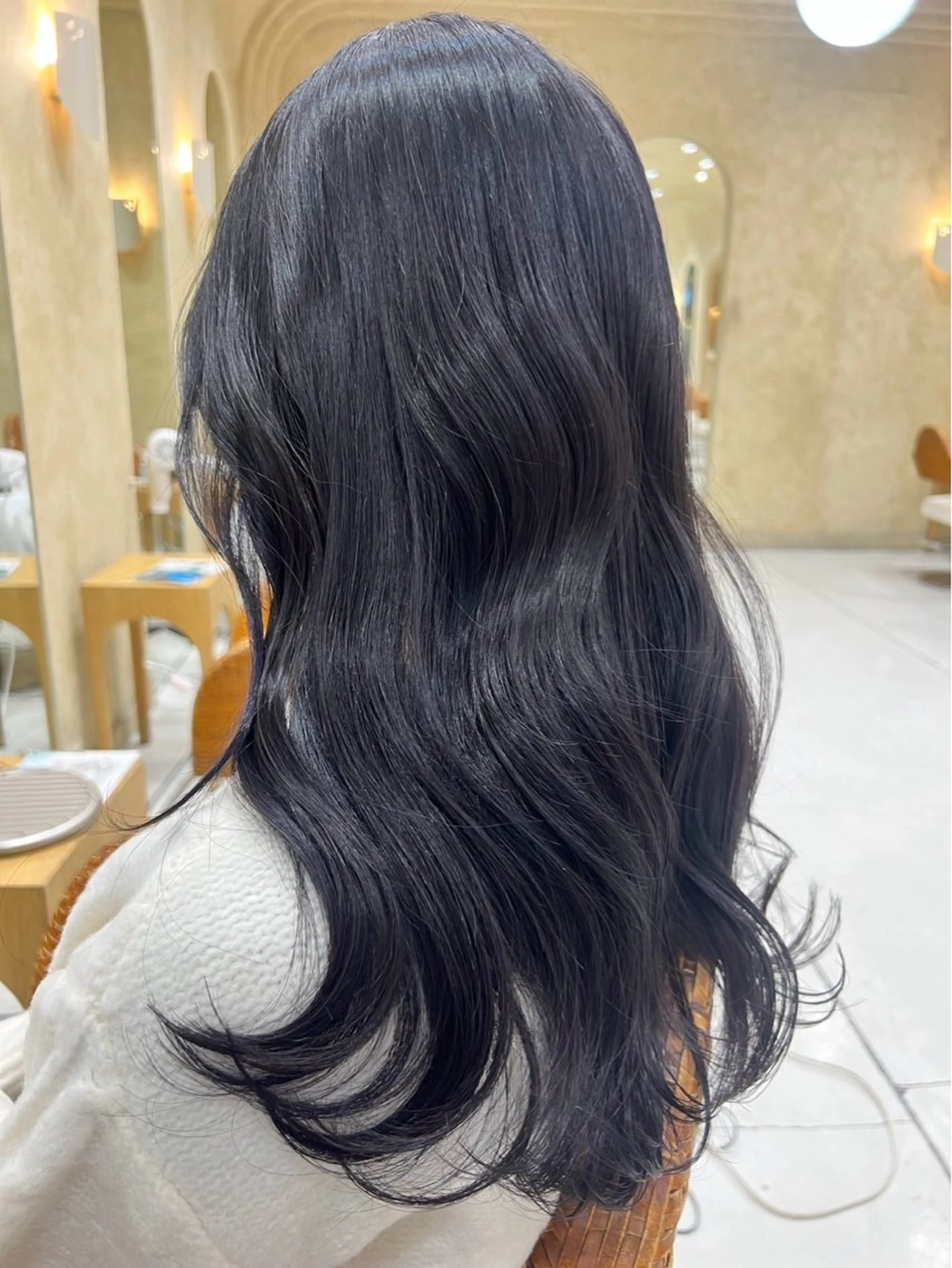 ロング カラー 菊池 諒平のヘアスタイル