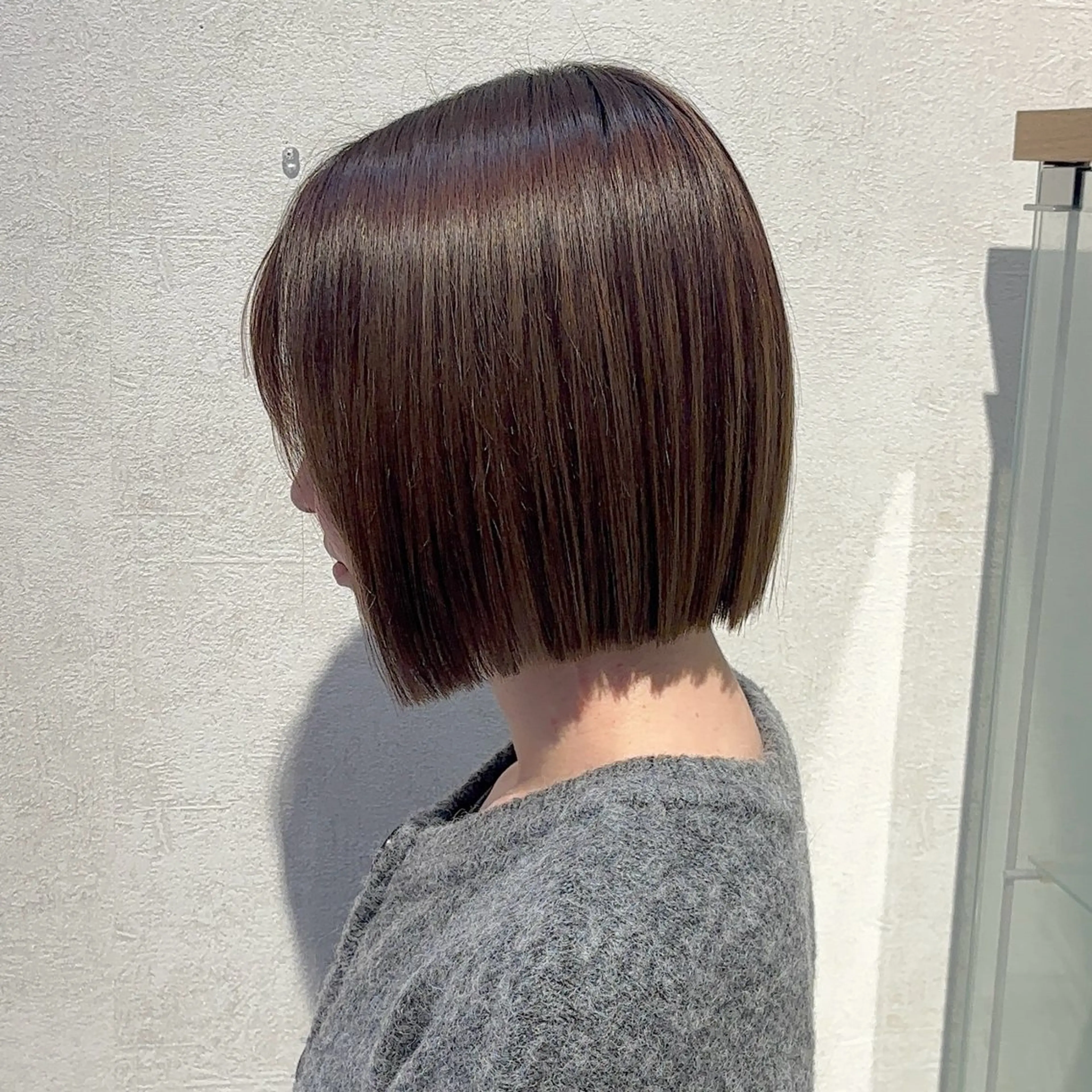 ミディアム ボブ 滋賀でレイヤーなら |吉村 友輝のヘアスタイル