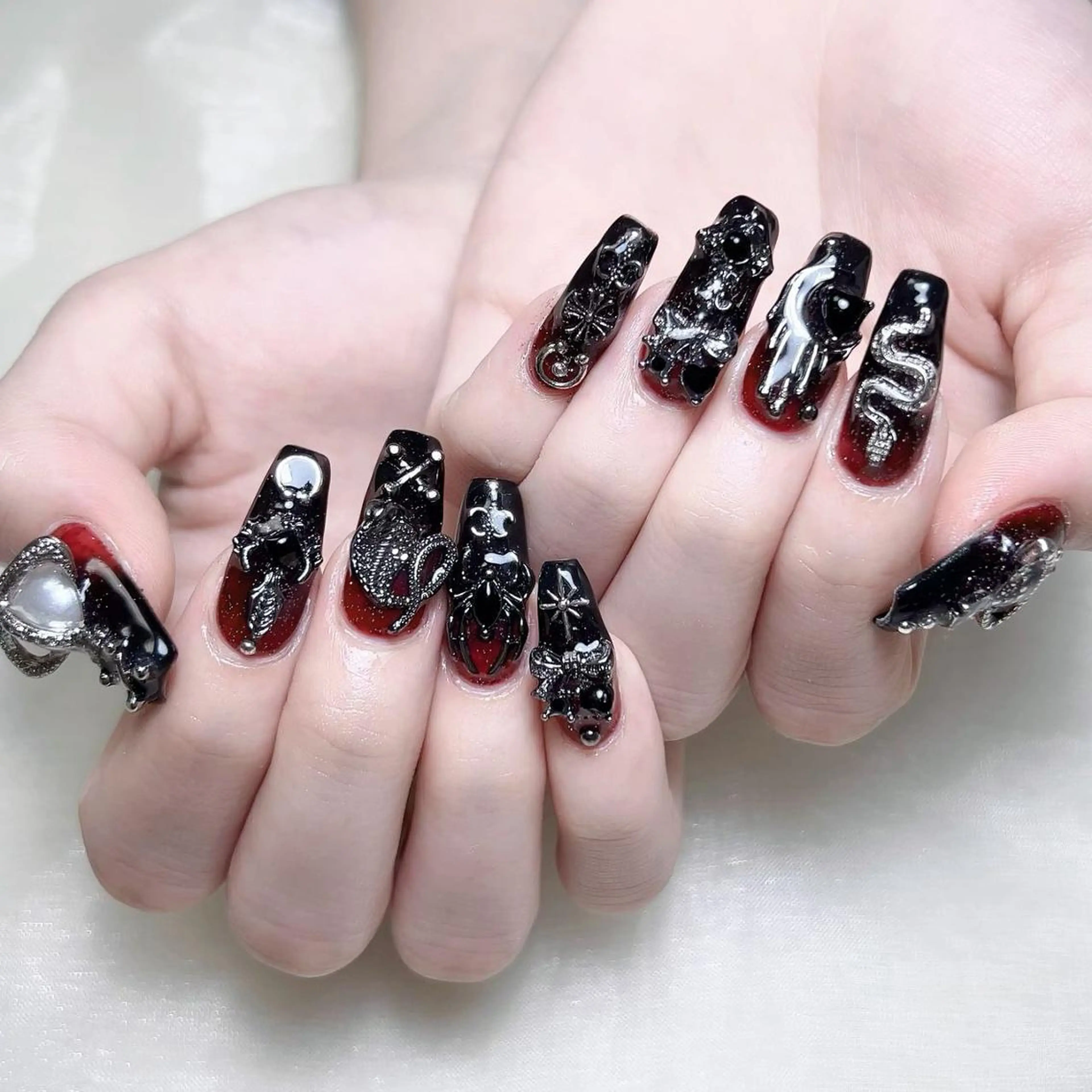 ネイル メンズ 持ち込み ハンドネイル Nail salon 木にいるのネイルデザイン