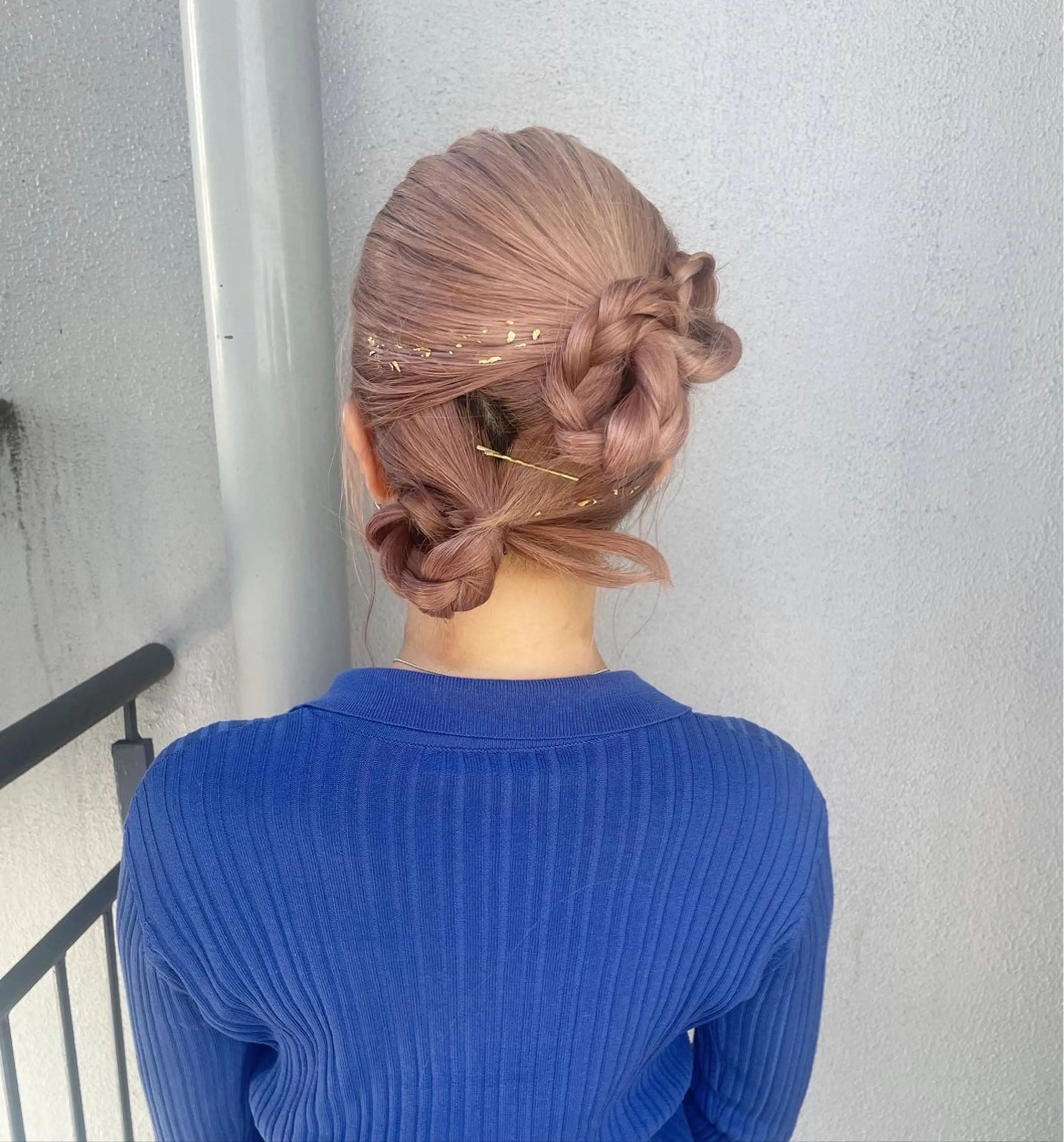 ヘアアレンジ ヘアセット ハイトーン/レイヤー /ケアブリーチ石川治のヘアスタイル