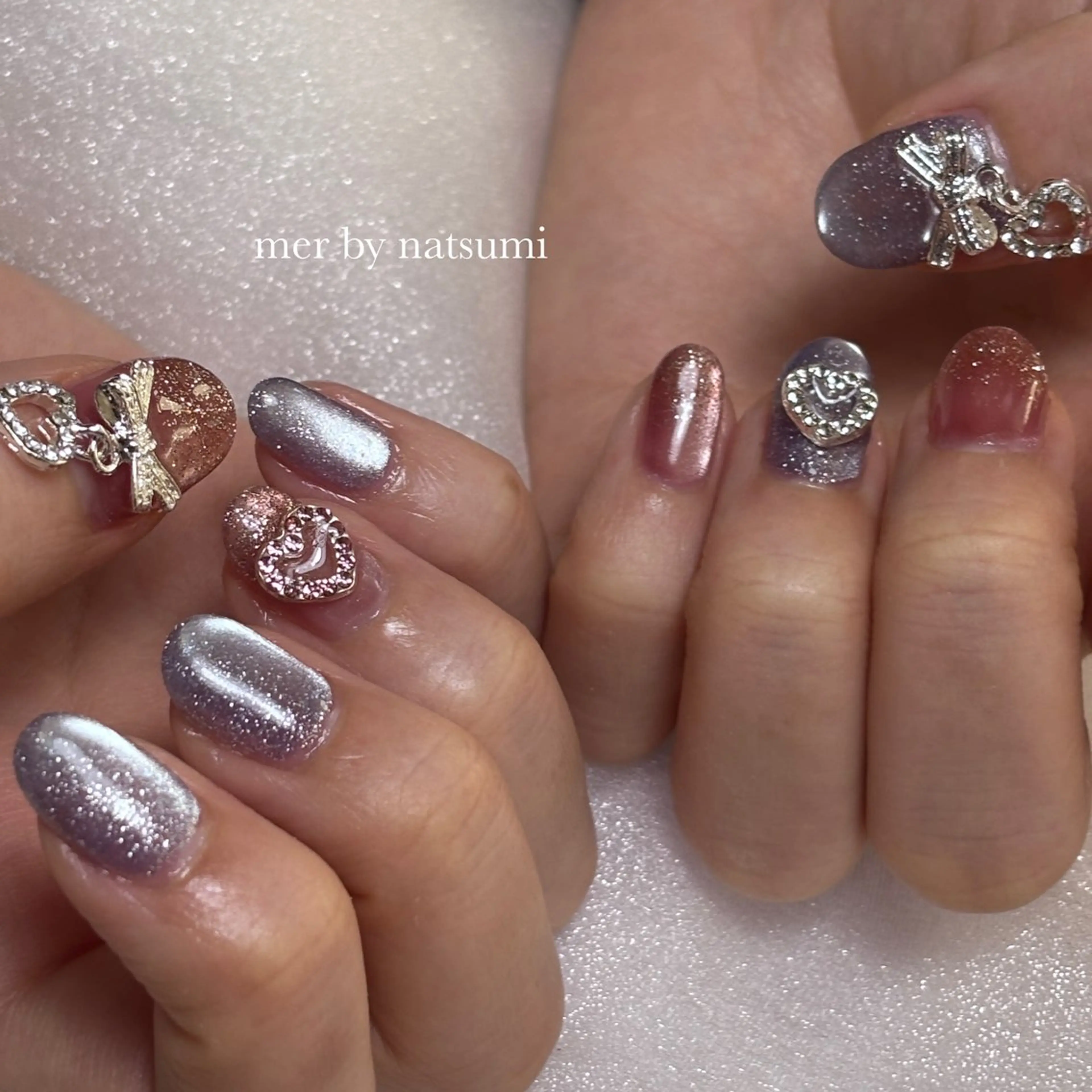 ミディアム mer natsumiのネイルデザイン