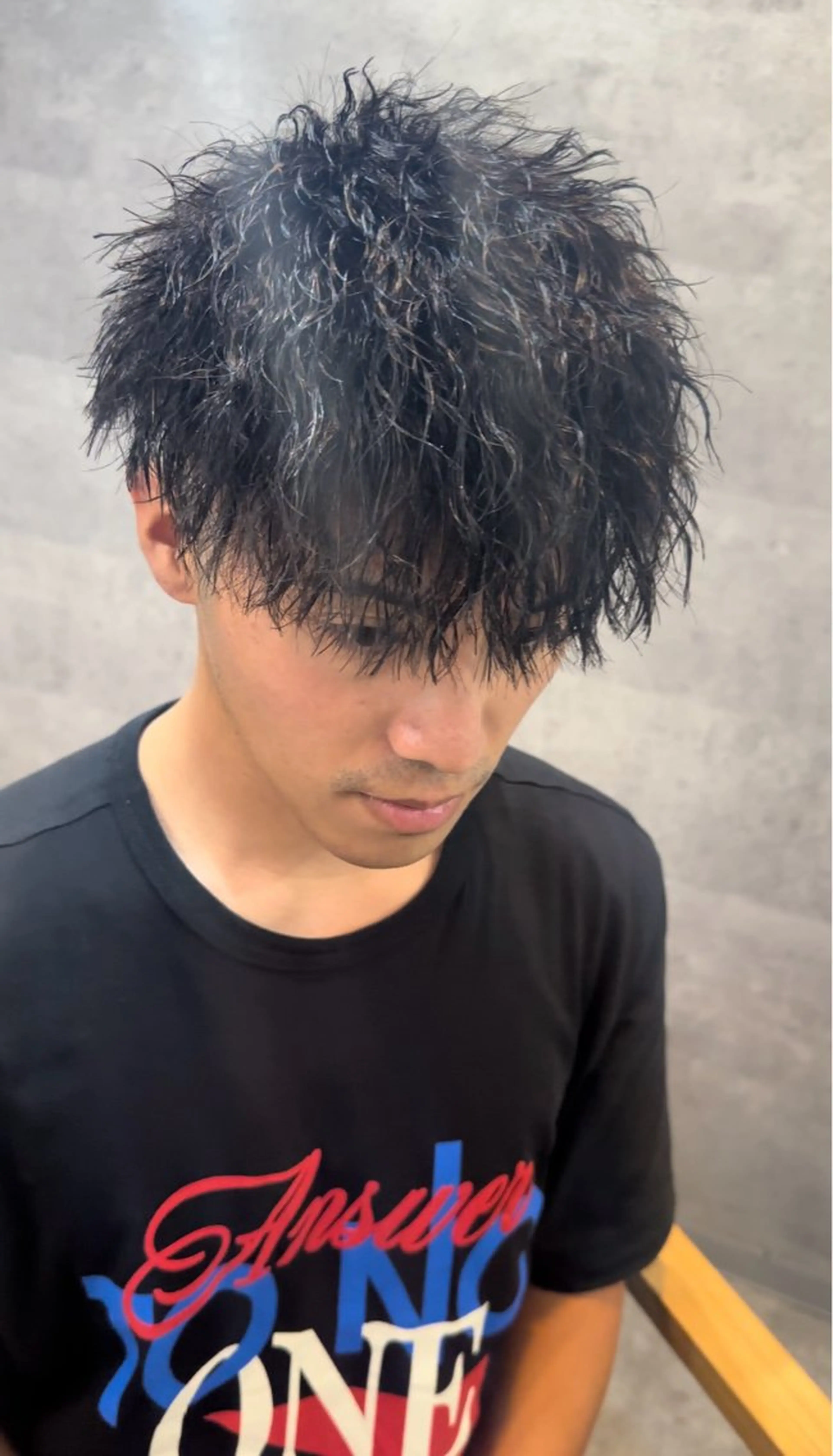 パーマ メンズ Bleachi 大宮West所属・鈴木拓也 メンズカットのヘアスタイル