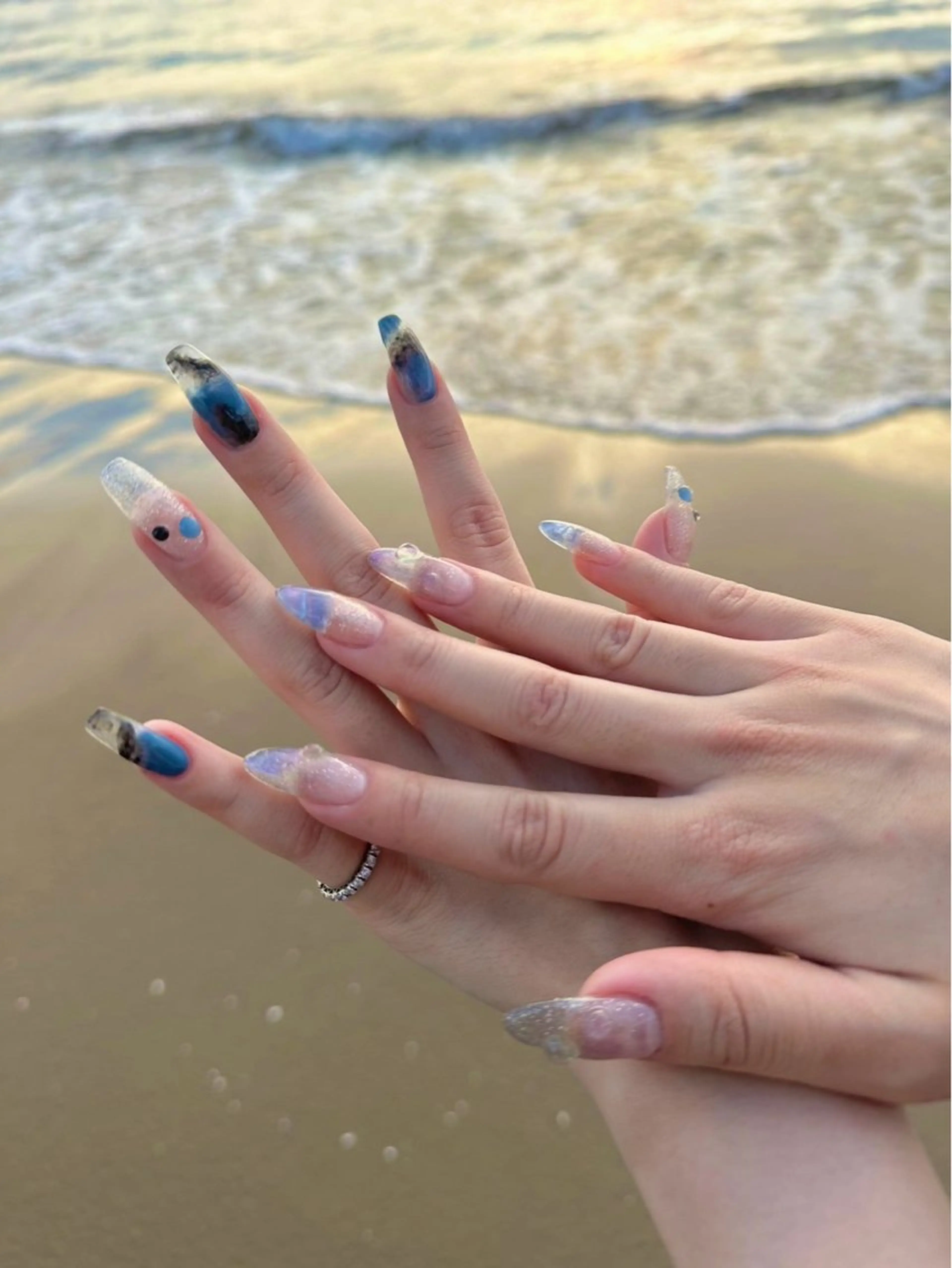 ネイル クリアネイル Nail Sant Esperanza by SALON DE やす所属・Sant Esperanzaのネイルデザイン