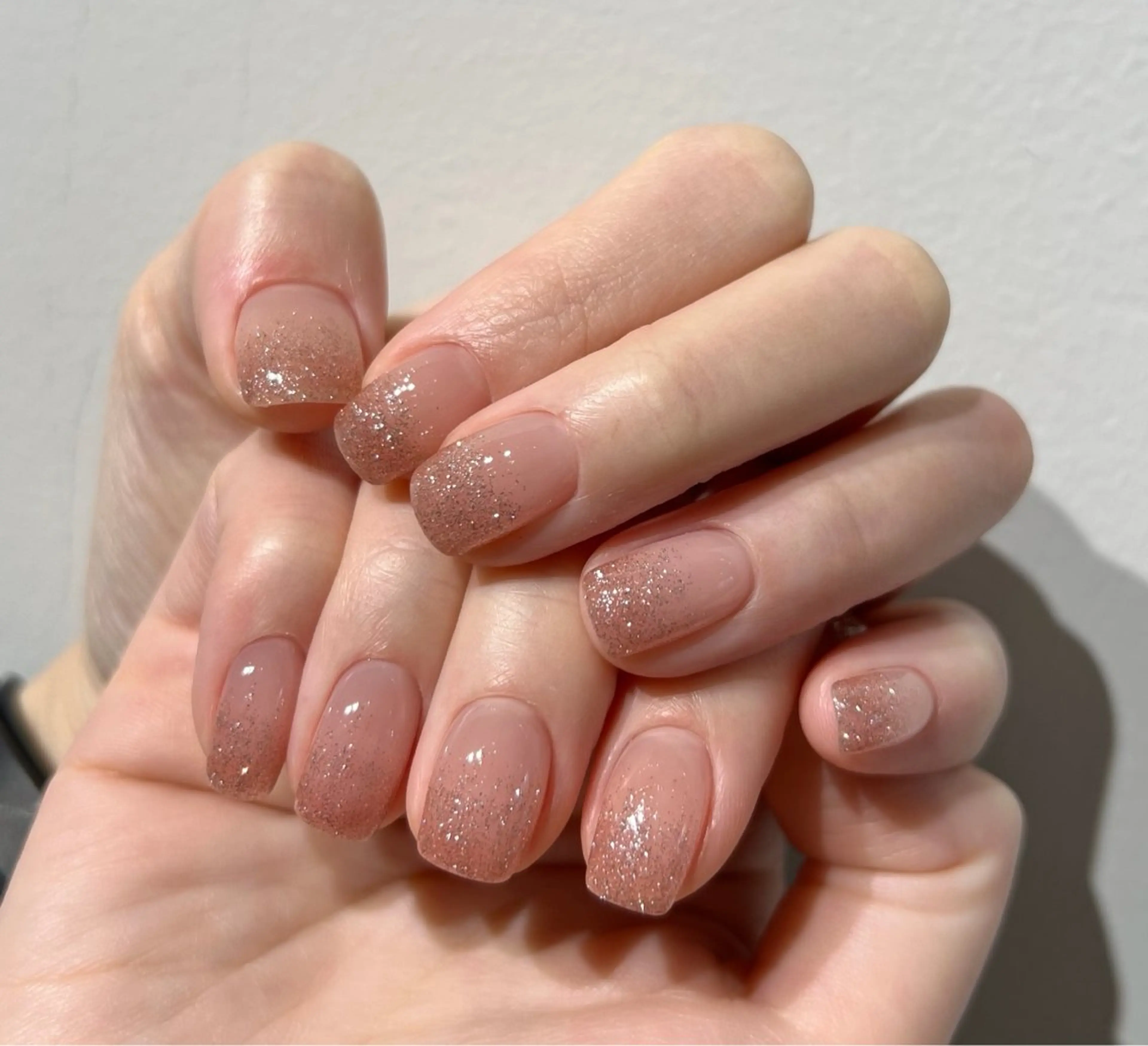 ラメグラデーション【ベースカラー付き】の写真