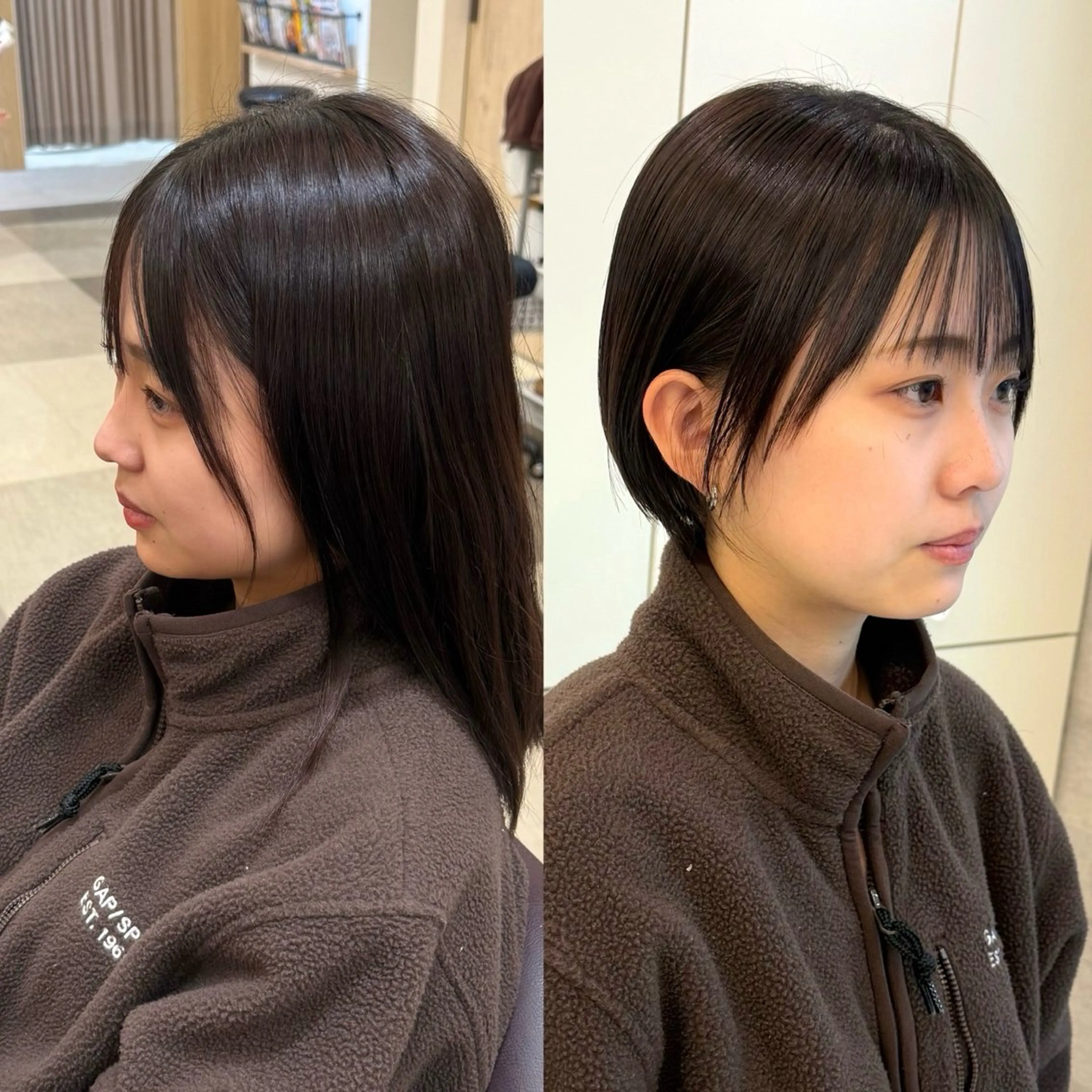 ショート ガレリアエレガンテ名駅店所属・【ショート/ボブ 丸みショート】深萱のヘアスタイル