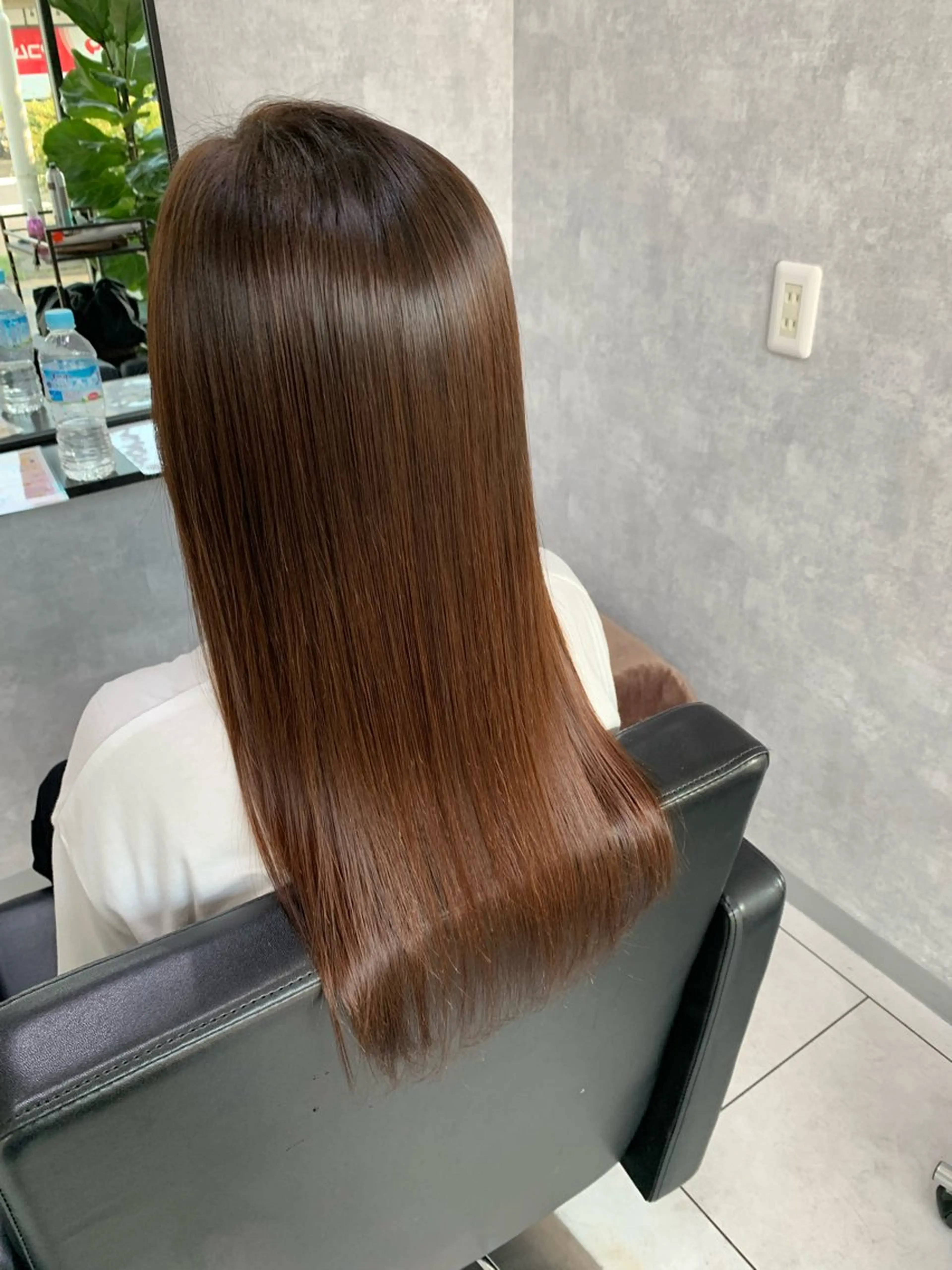 ロング 縮毛矯正 カット 縮毛矯正 トリートメント 中川/縮毛矯正/ 高羽　克明のヘアスタイル