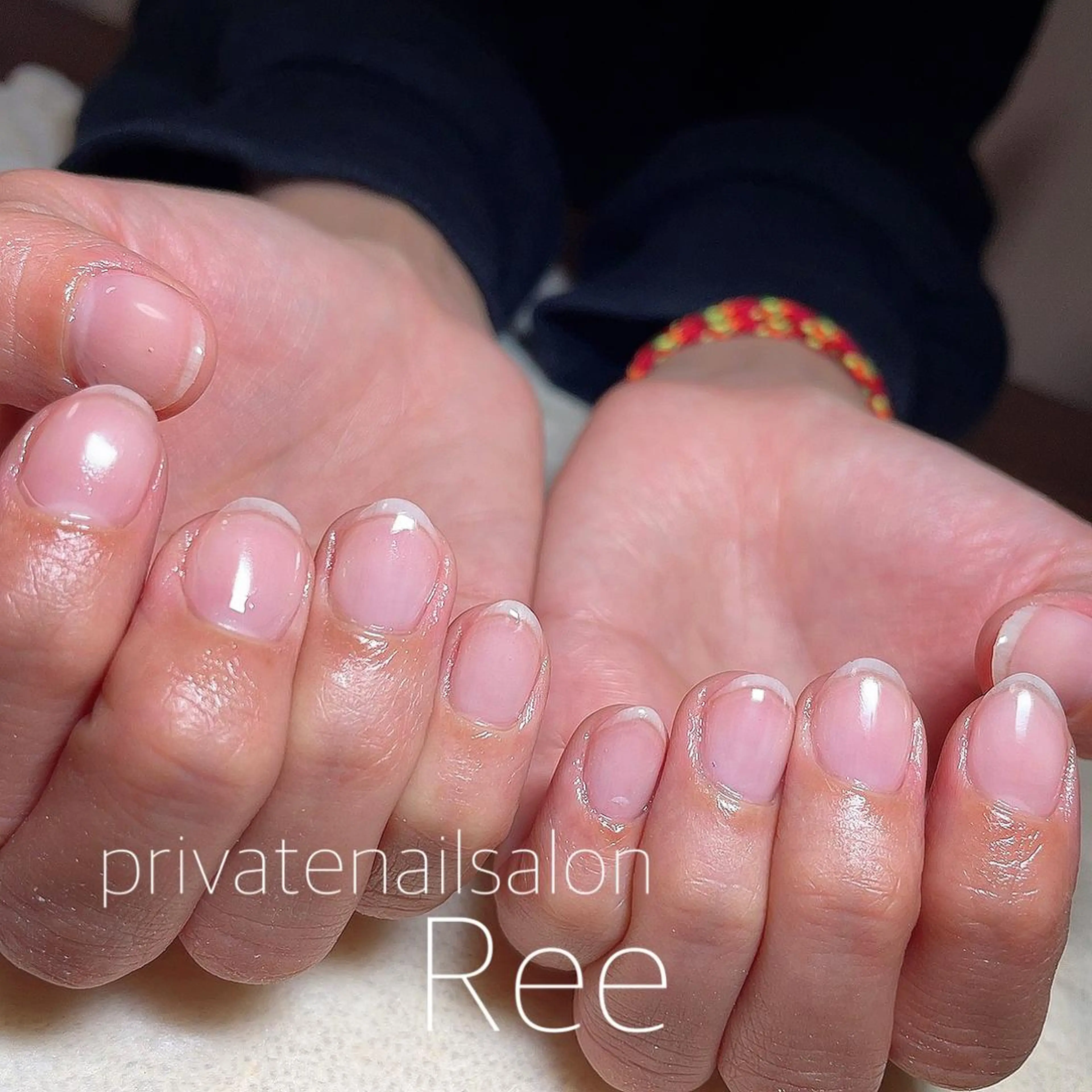 クリアネイル　ケア込みの写真