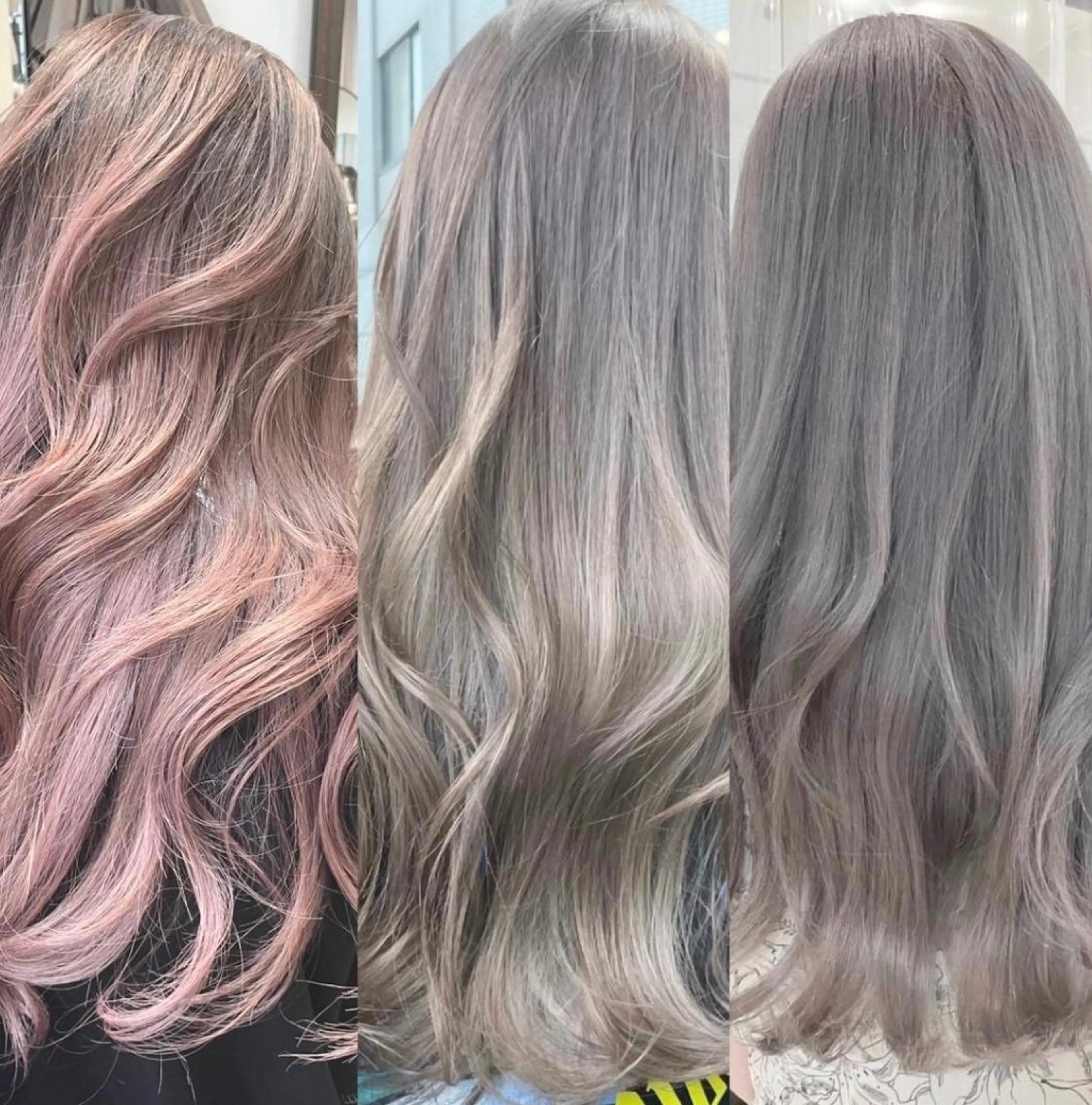 セミロング カラー ヘアアレンジ ヘアカラー 🌹TikTok4万 フォロワー🌹AKIのヘアスタイル