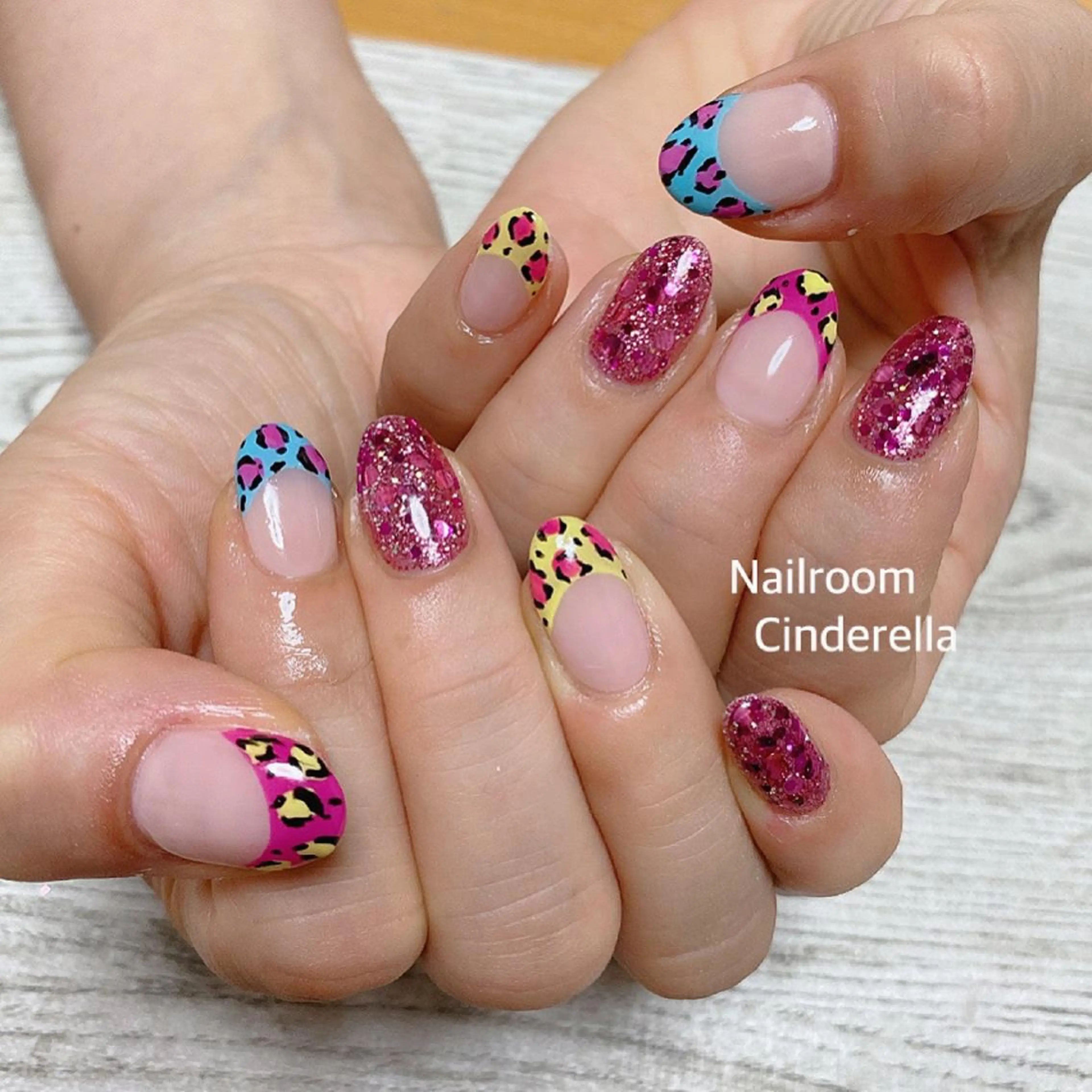 ネイル アニマル柄 Nailroom. Cinderellaのネイルデザイン