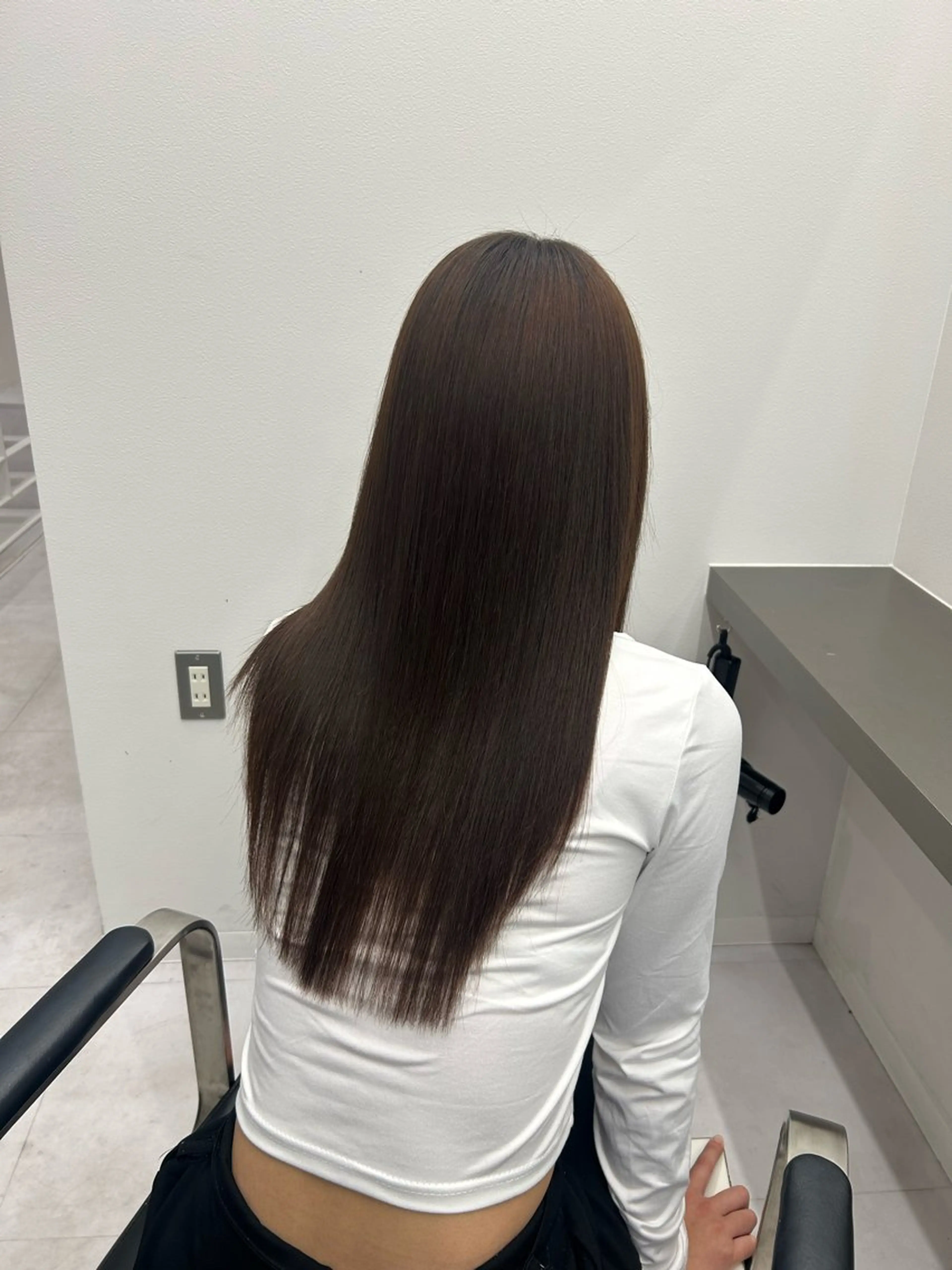 ロング 縮毛矯正 大人レイヤー/艶美髪 🇺🇸TOMONAのヘアスタイル