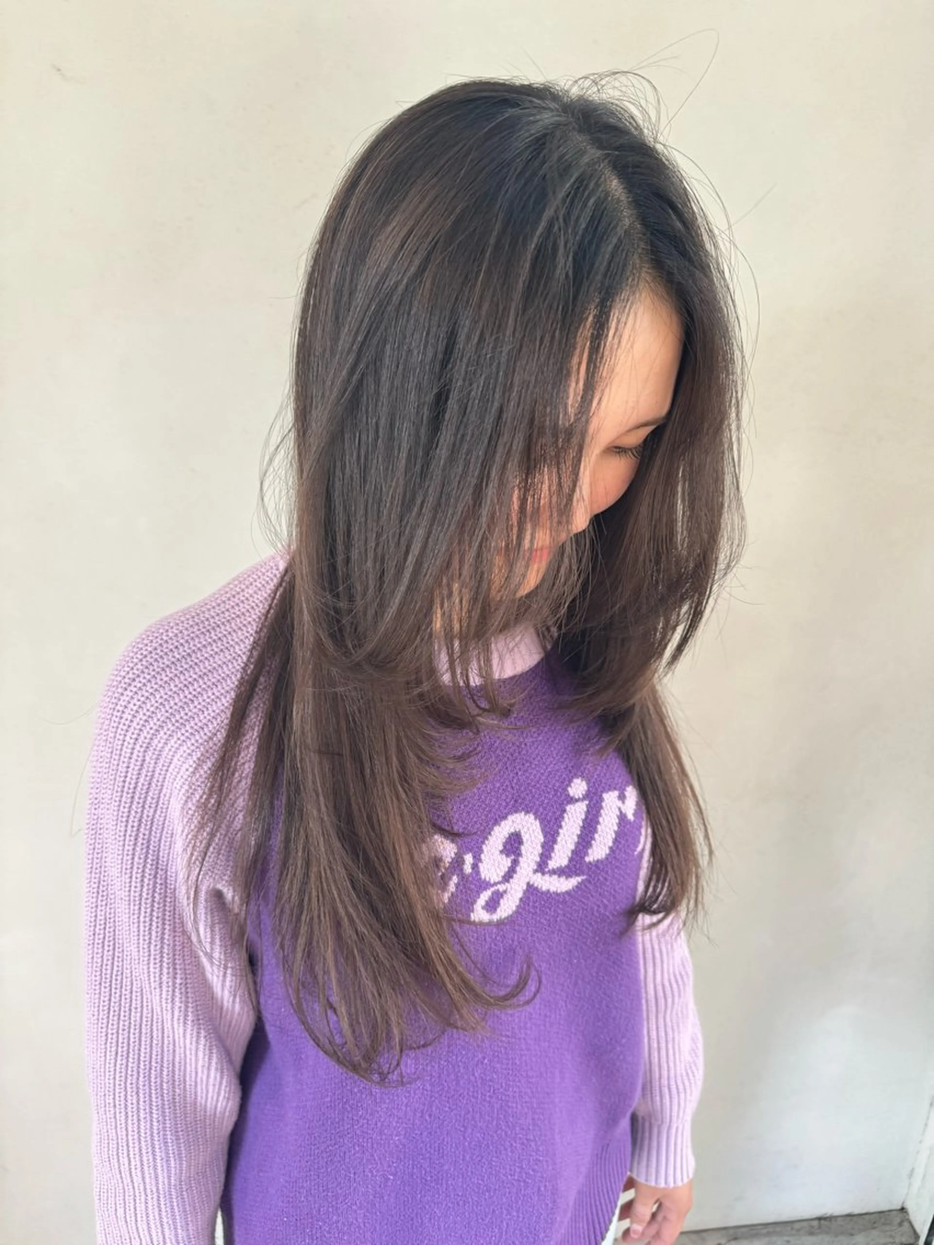 セミロング カラー 艶髪/ハイトーン💎 レイヤー/Reijiのヘアスタイル