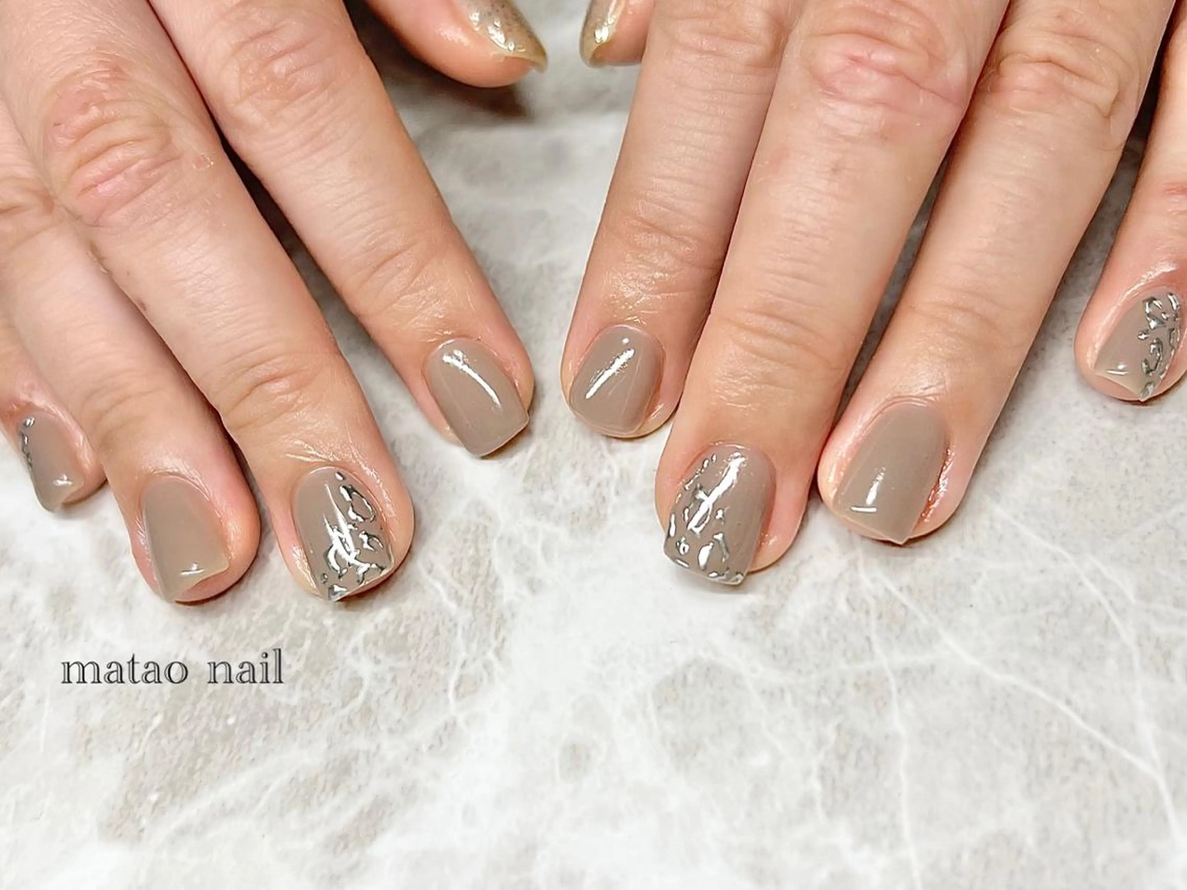 ネイル アニマル柄 ハンドネイル フットネイル matao nailのネイルデザイン