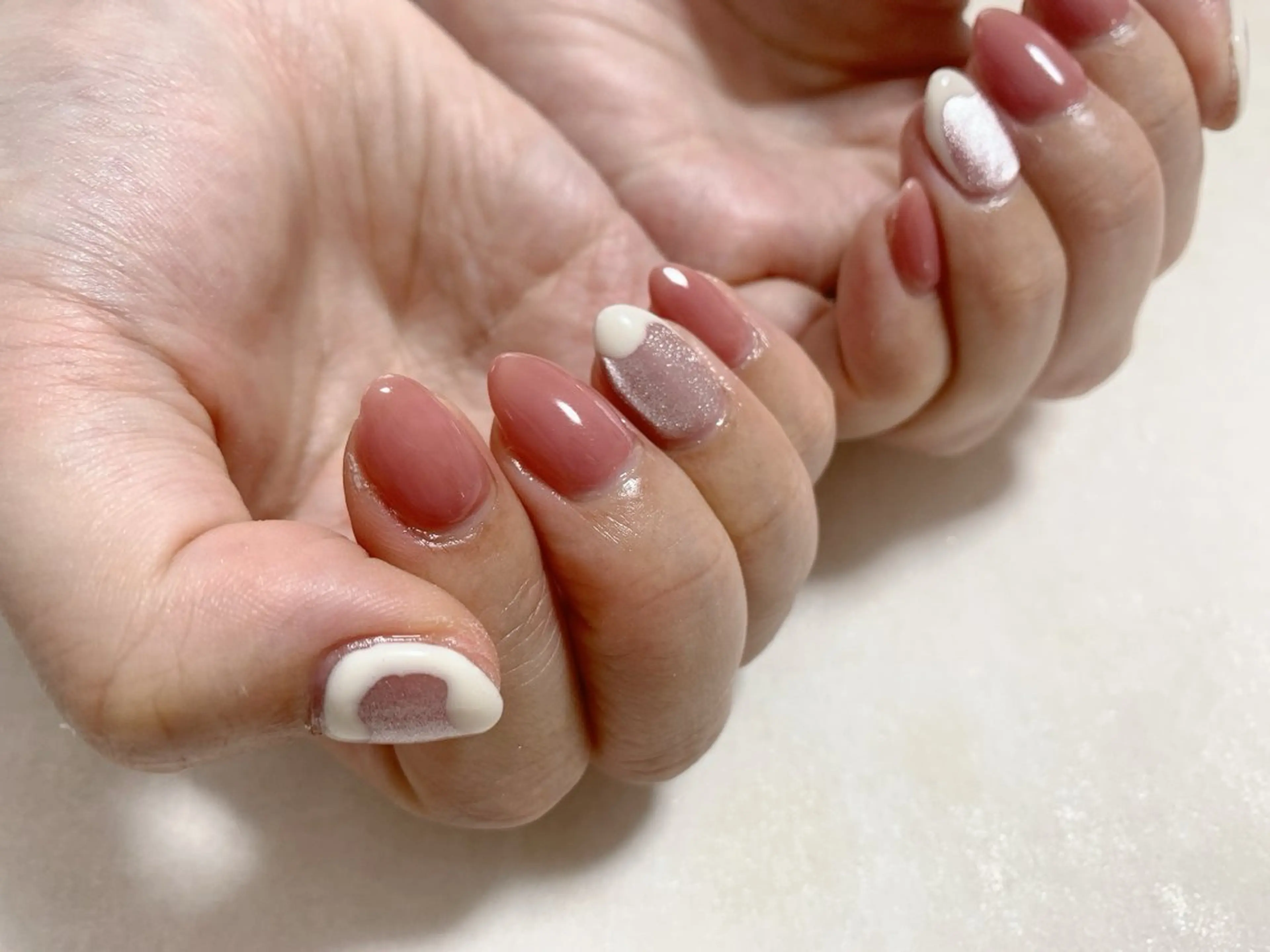 ネイル ジェルネイル マグネットネイル メンズネイル ワンカラーネイル パラジェル kiki nail たまプラーザのネイルデザイン