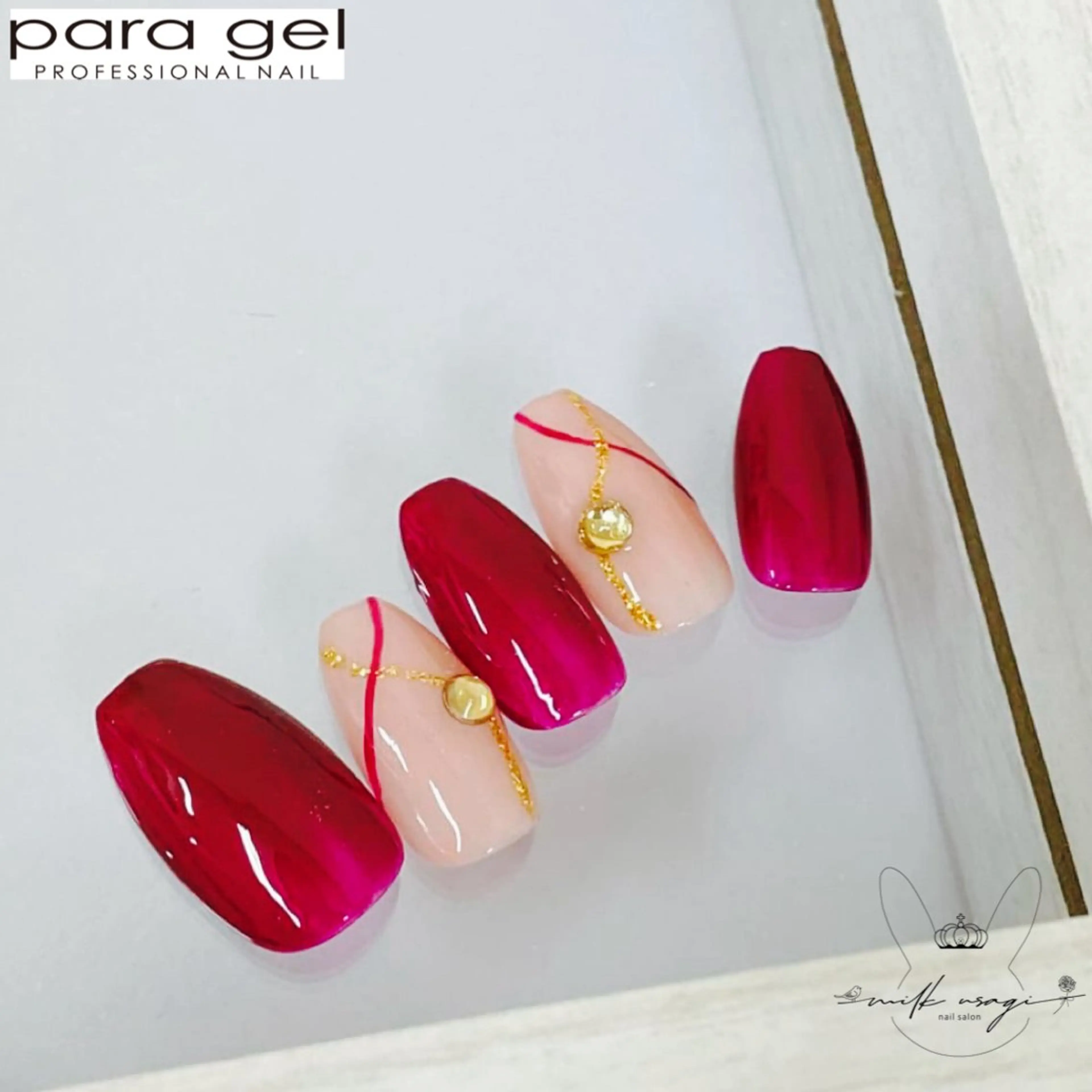 ネイル パラジェル専門店　認定サロンMILK USAGI三宮店所属・石堂 香のネイルデザイン