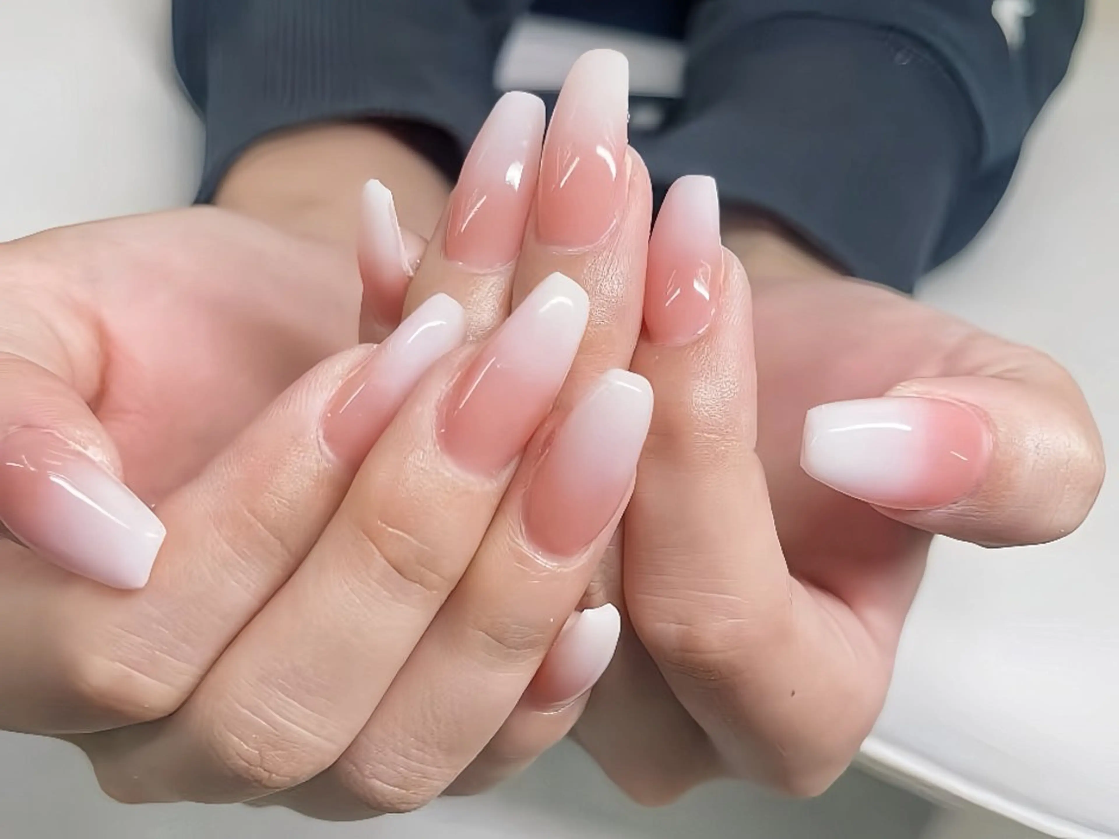 ネイル 長さ出し ジェルネイル 韓国ネイル マグネットネイル 持ち込み ハンドネイル Egao Nail錦糸町店のネイルデザイン