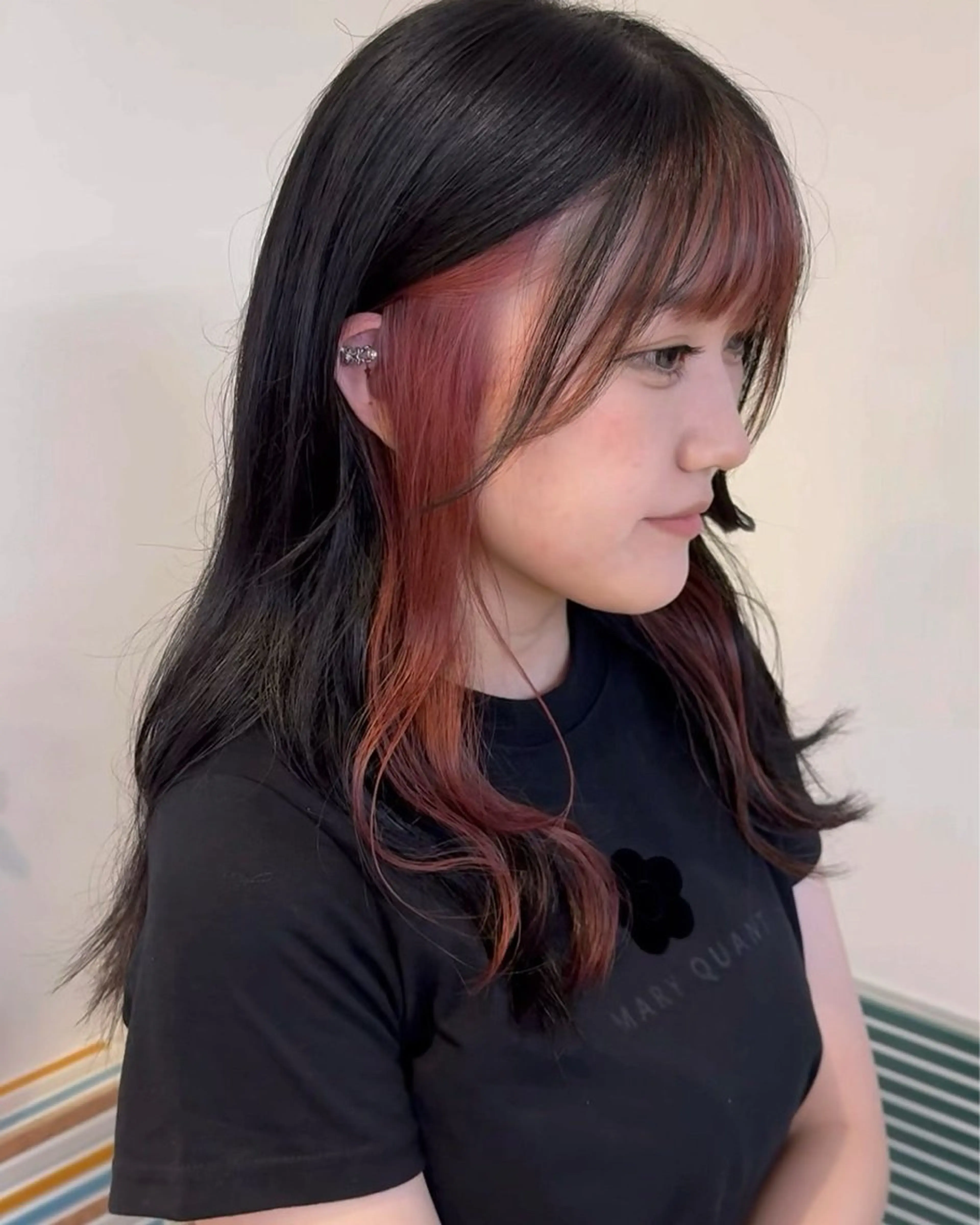 セミロング ヘアカラー カラー特化/ブリーチ 梅田中崎町/あかりのヘアスタイル