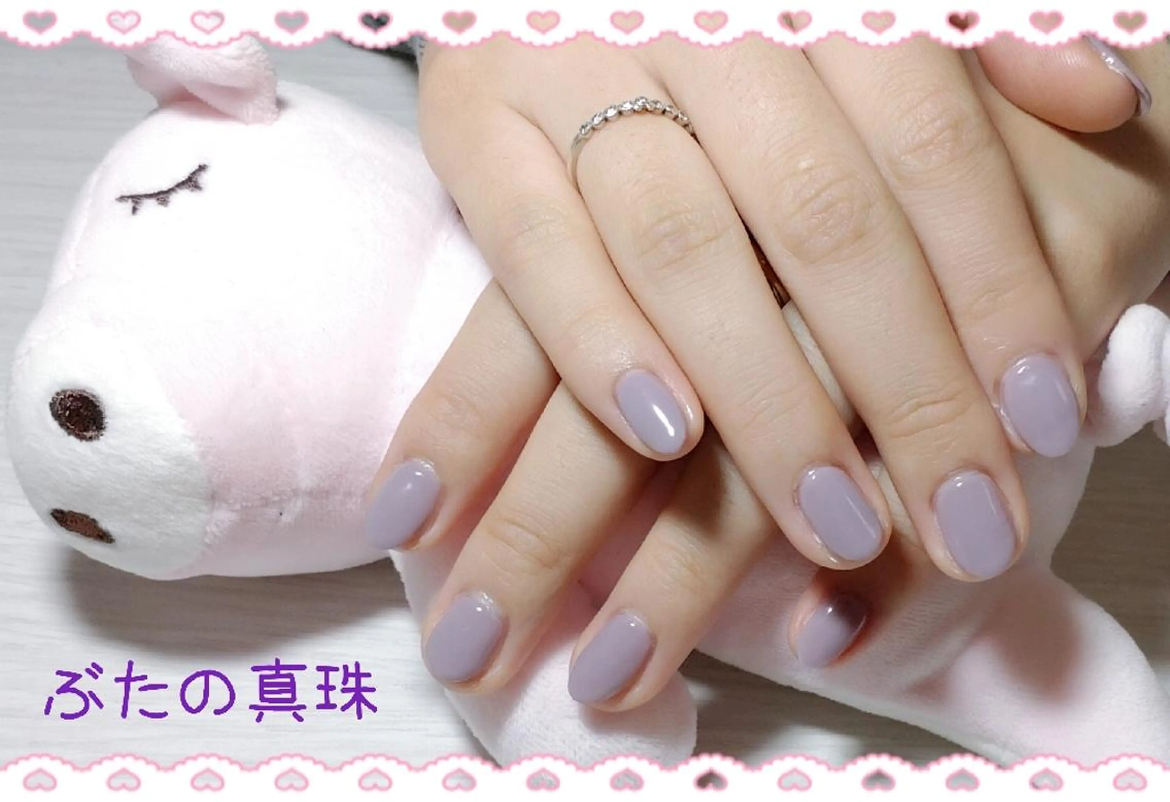 ネイル ワンカラーネイル ハンドネイル 林 珠里のネイルデザイン