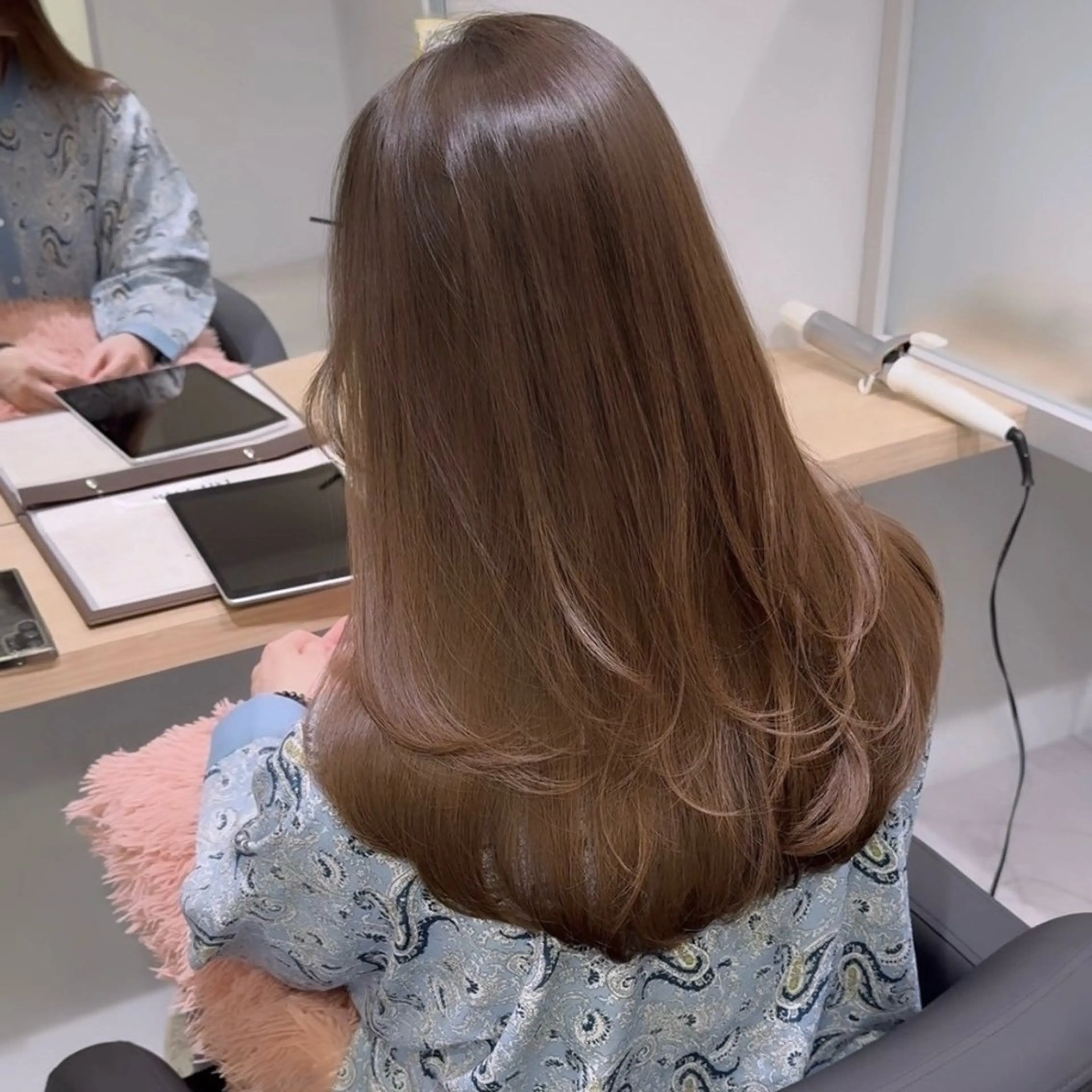 ロング Bonheur所属・茨木メンズ/フェザー パーマ/酒井壮大のヘアスタイル