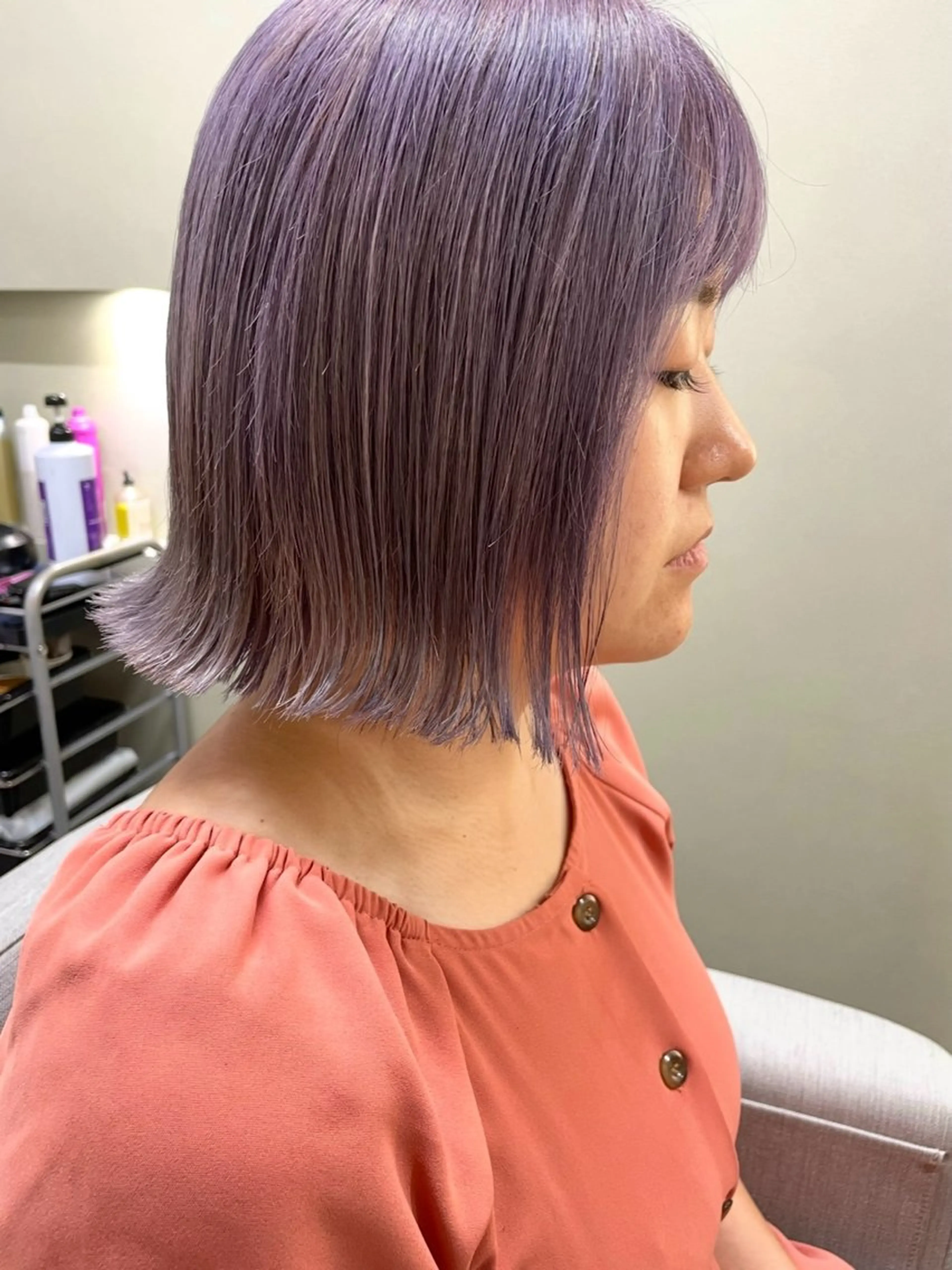 ショート カラー ブリーチ カット ヘアカラー トリートメント 髪質改善カラー&TR 縮毛矯正/弱酸性矯正のヘアスタイル