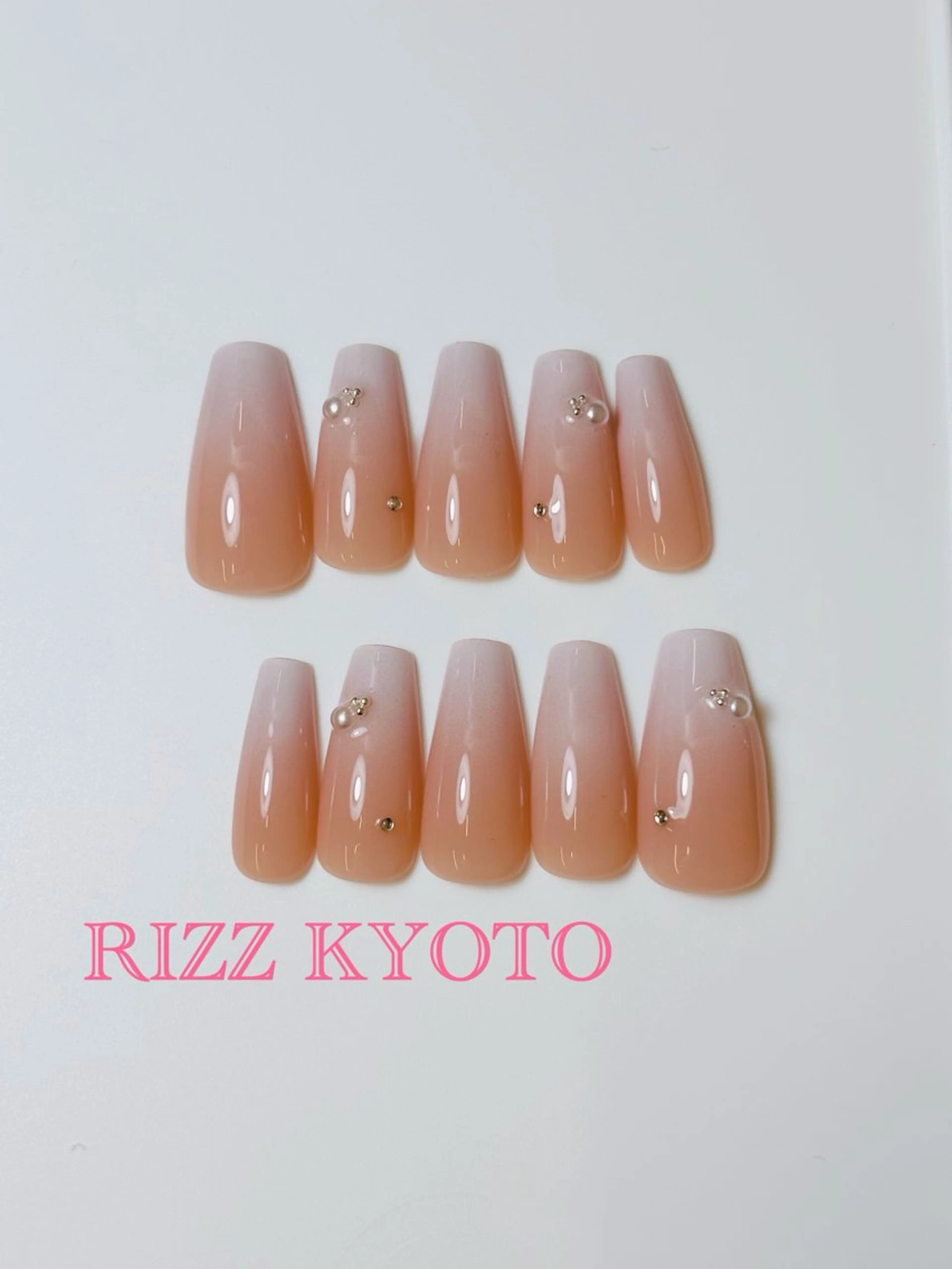 ネイル ネイルチップ ハンドネイル RIZZ KYOTO ゆうのネイルデザイン
