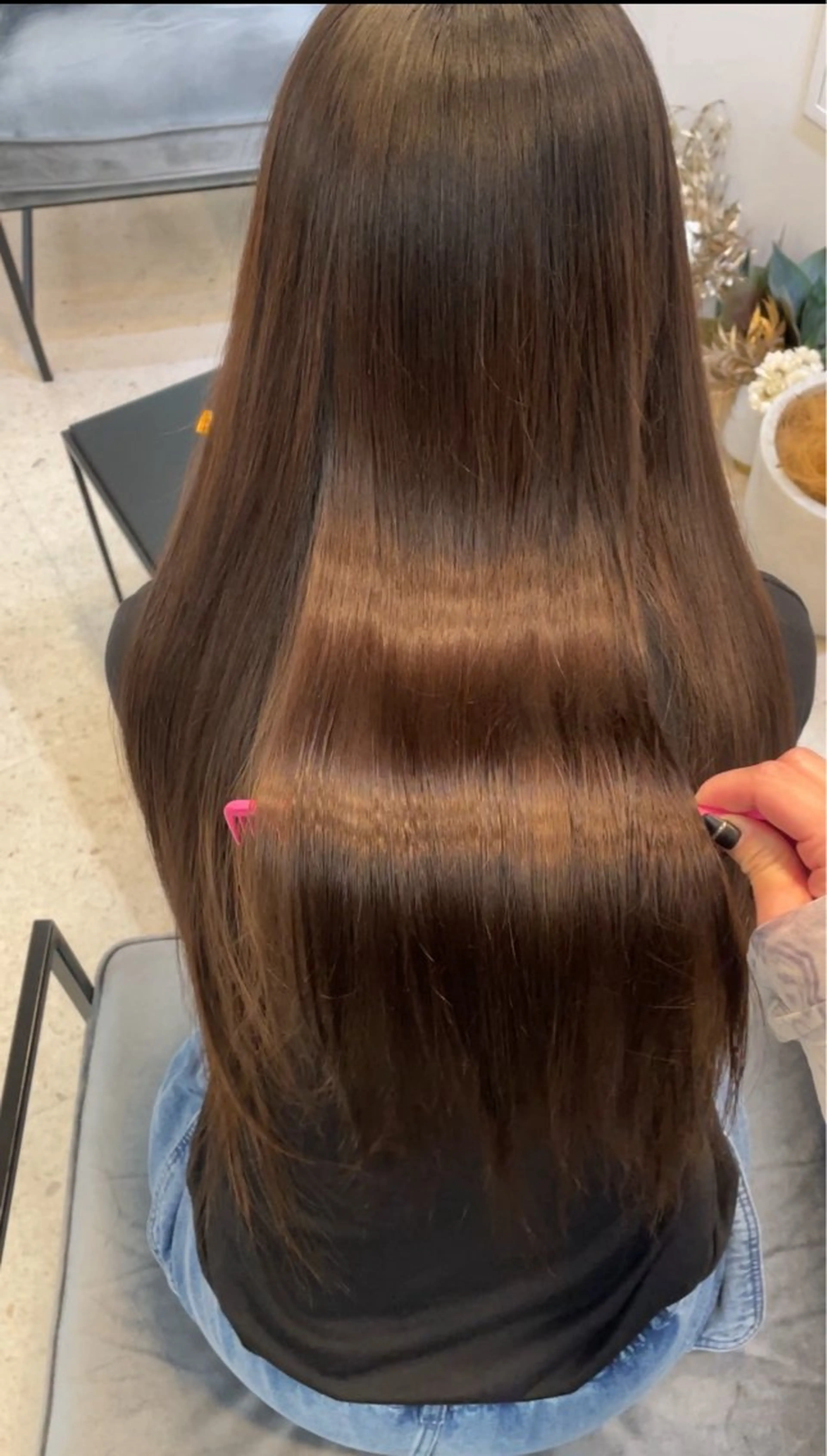 カット＋縮毛矯正の写真