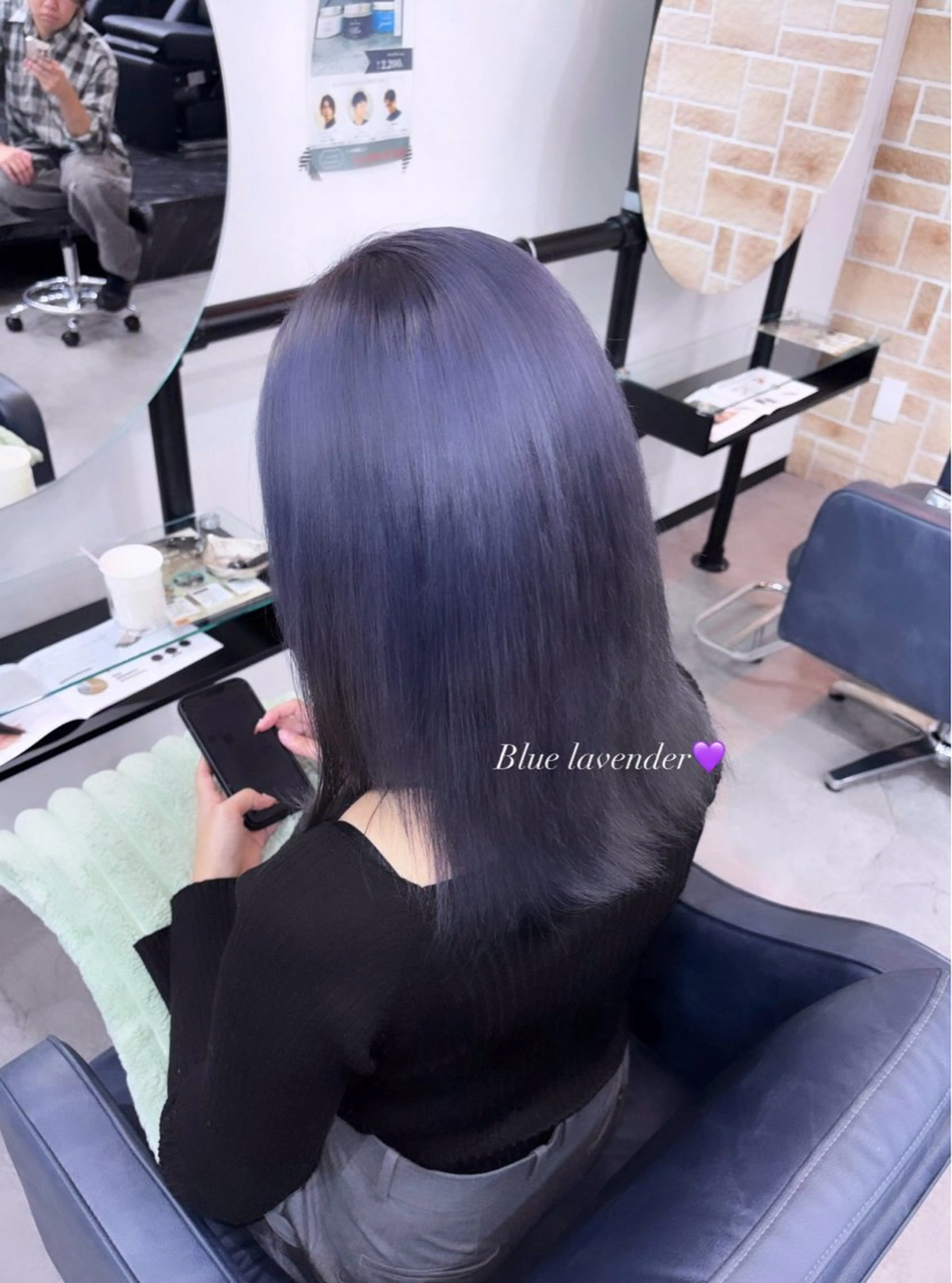 ミディアム カラー ヘアカラー 木村 紅愛のヘアスタイル