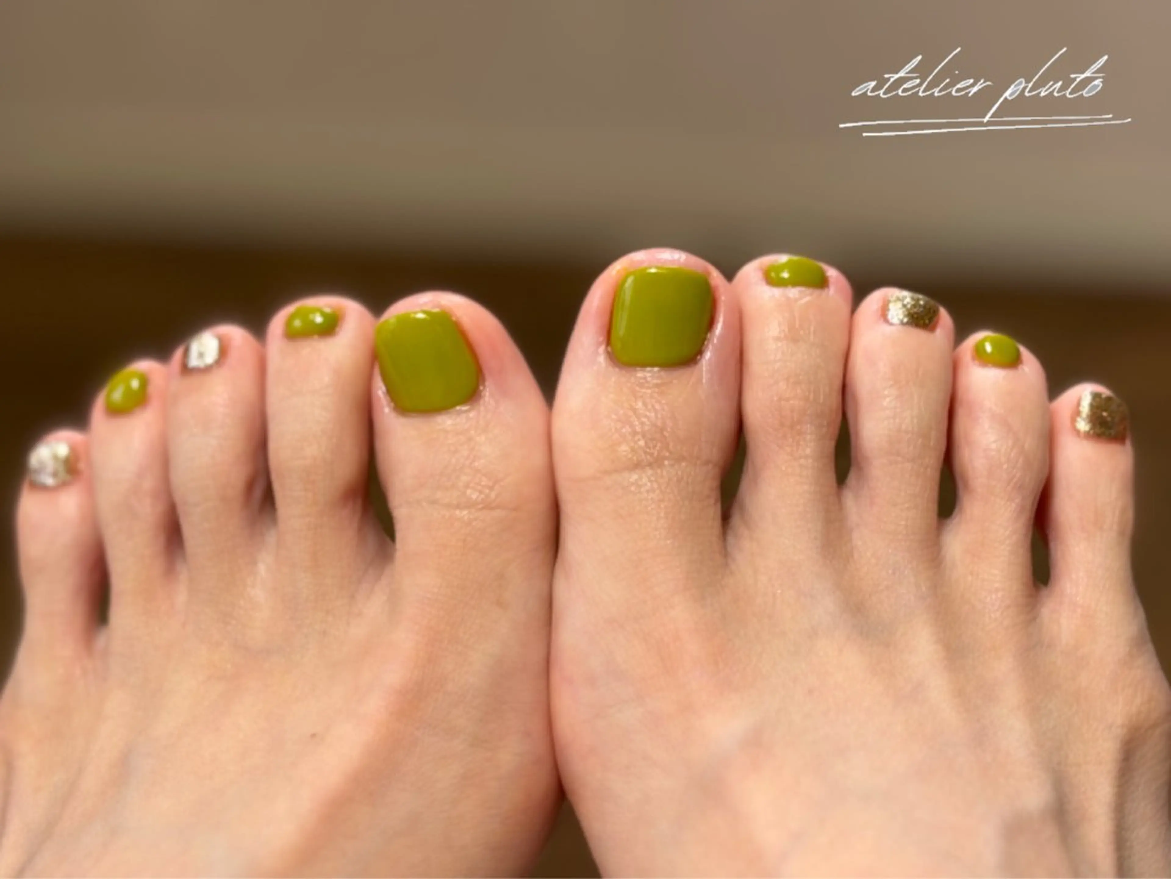 ネイル ピスタチオネイル atelier plutoのネイルデザイン