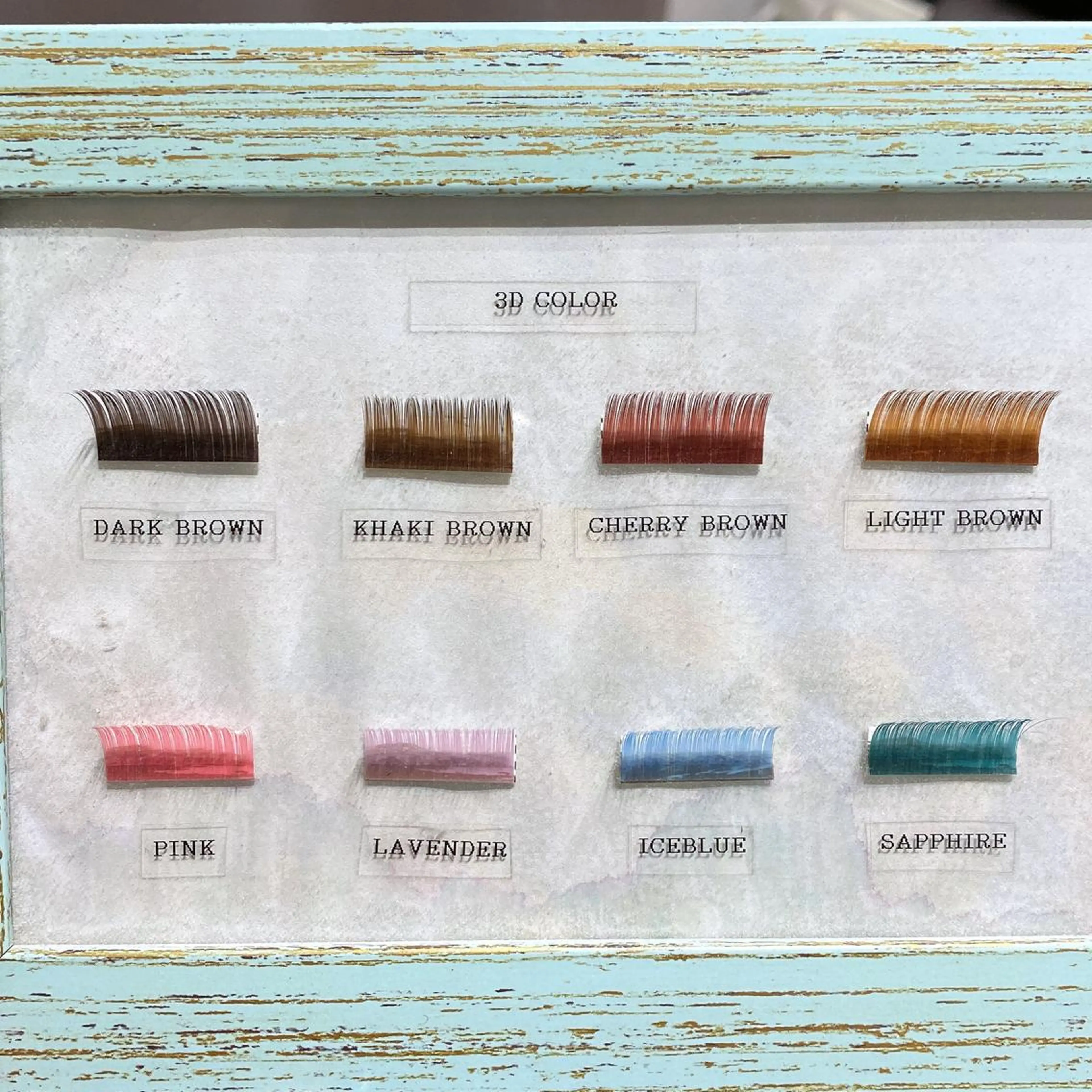 マツエク・マツパ カラーマツエク YUI .のマツエク・マツパデザイン