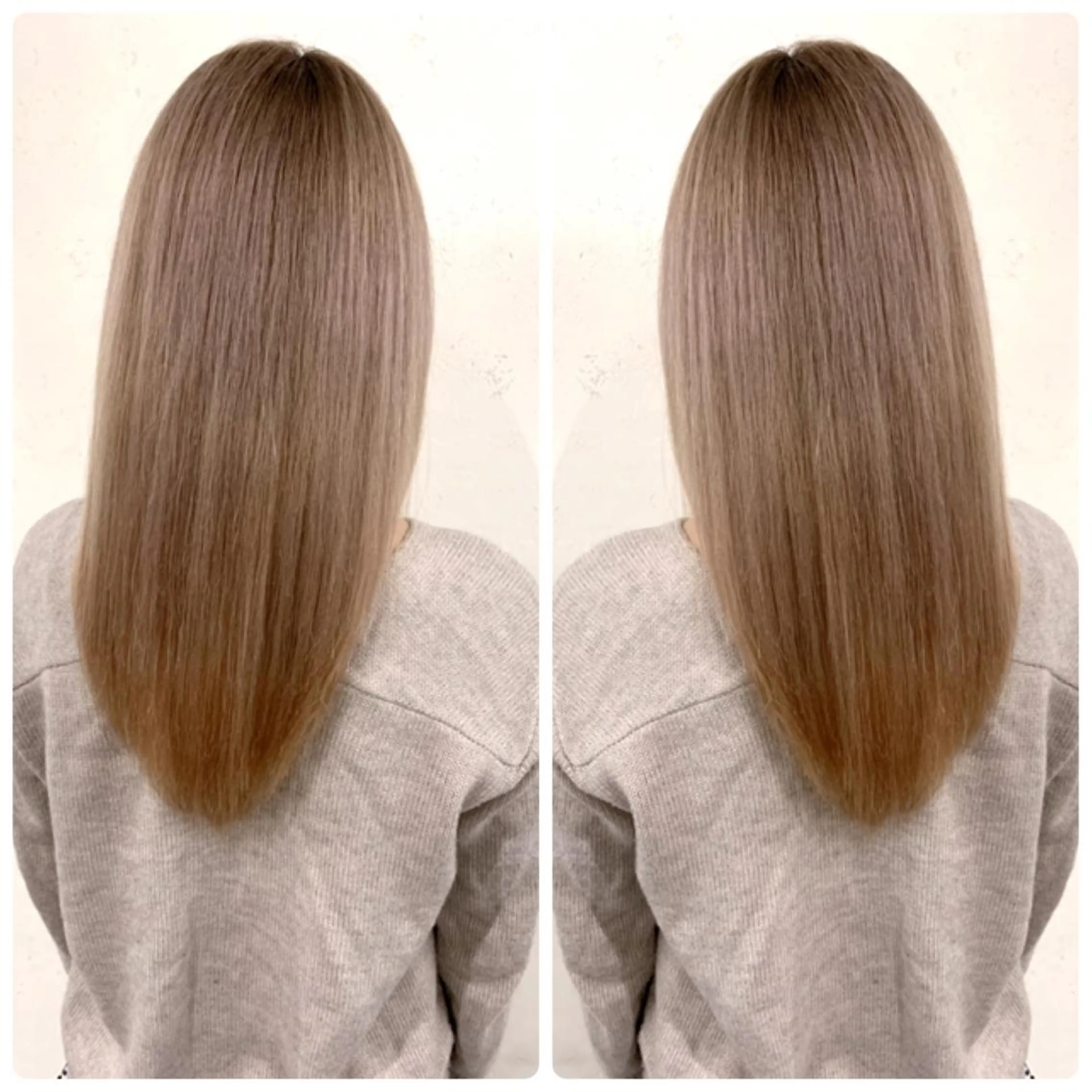 ロング カラー カット ヘアカラー 京都大人女性ショート 徒歩1分/秋山のヘアスタイル