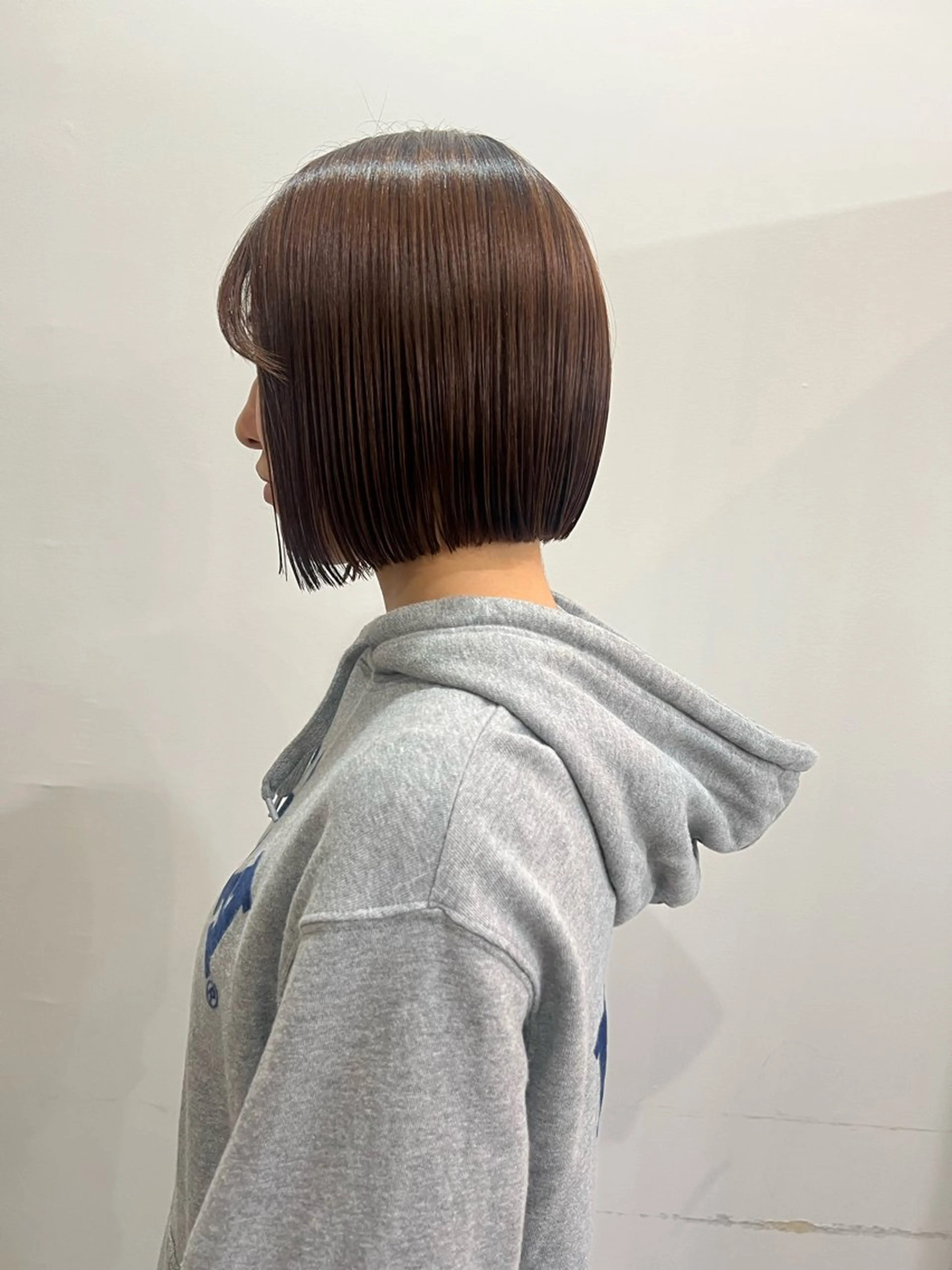 ミディアム 髪質改善／縮毛矯正 関根青葉のヘアスタイル