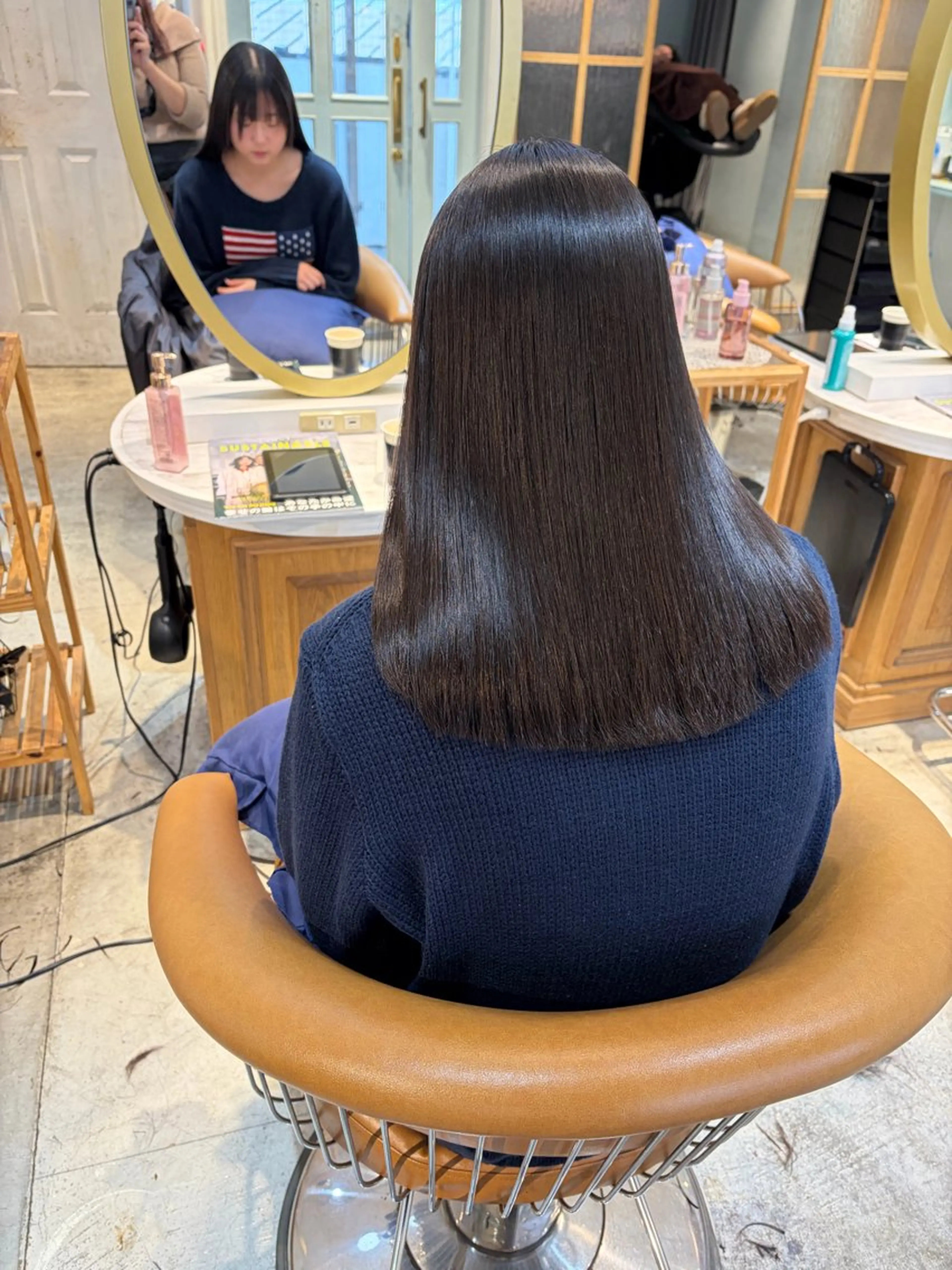 ロング 髪質改善 縮毛矯正 カット 縮毛矯正 トリートメント ヘアセット 髪質改善/ボブ /韓国/erikoのヘアスタイル