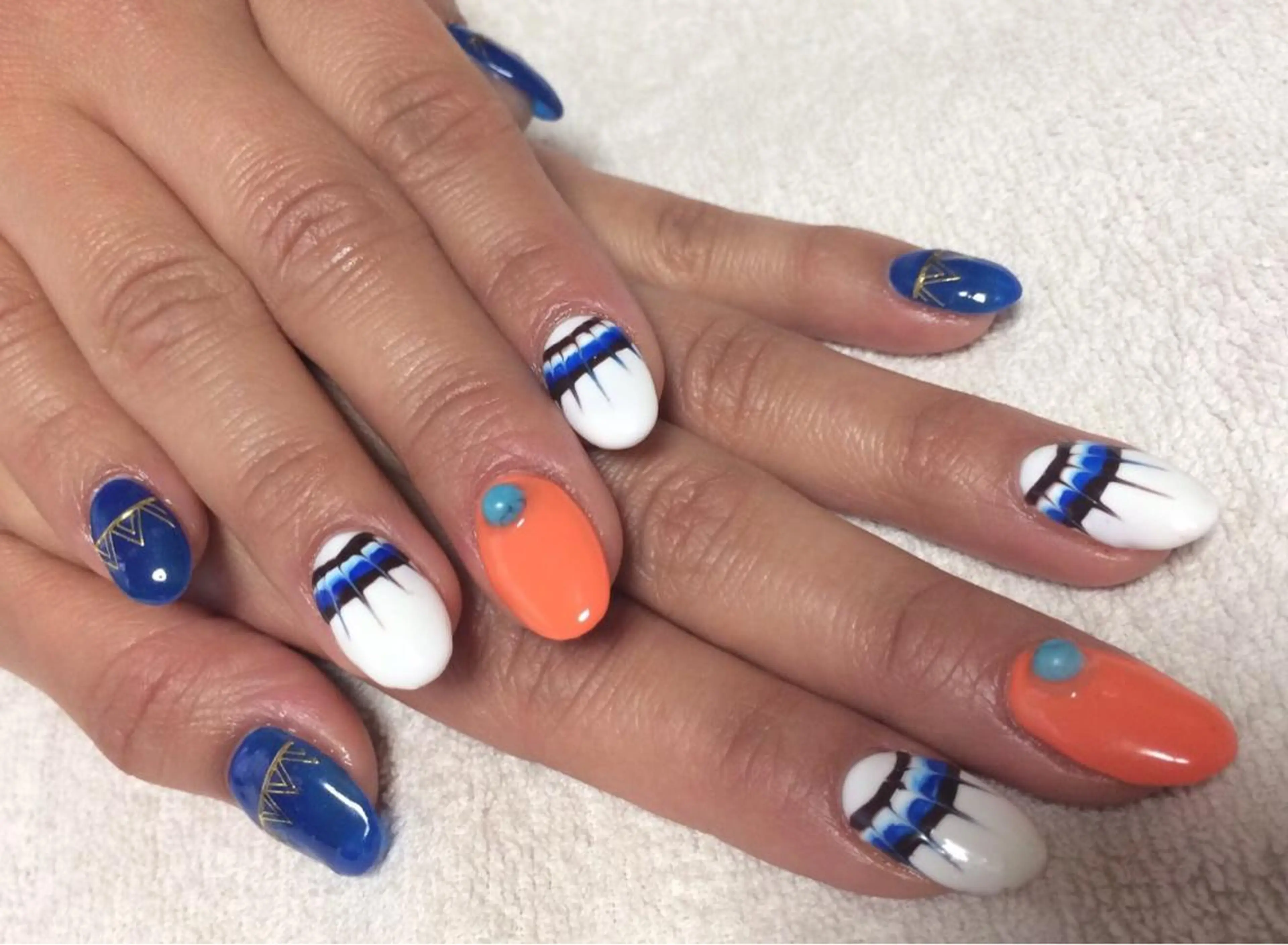 ネイル ジェルネイル スカルプネイル ハンドネイル ネイルサロンハピーナ自宅サロン所属・金沢 未緒のネイルデザイン