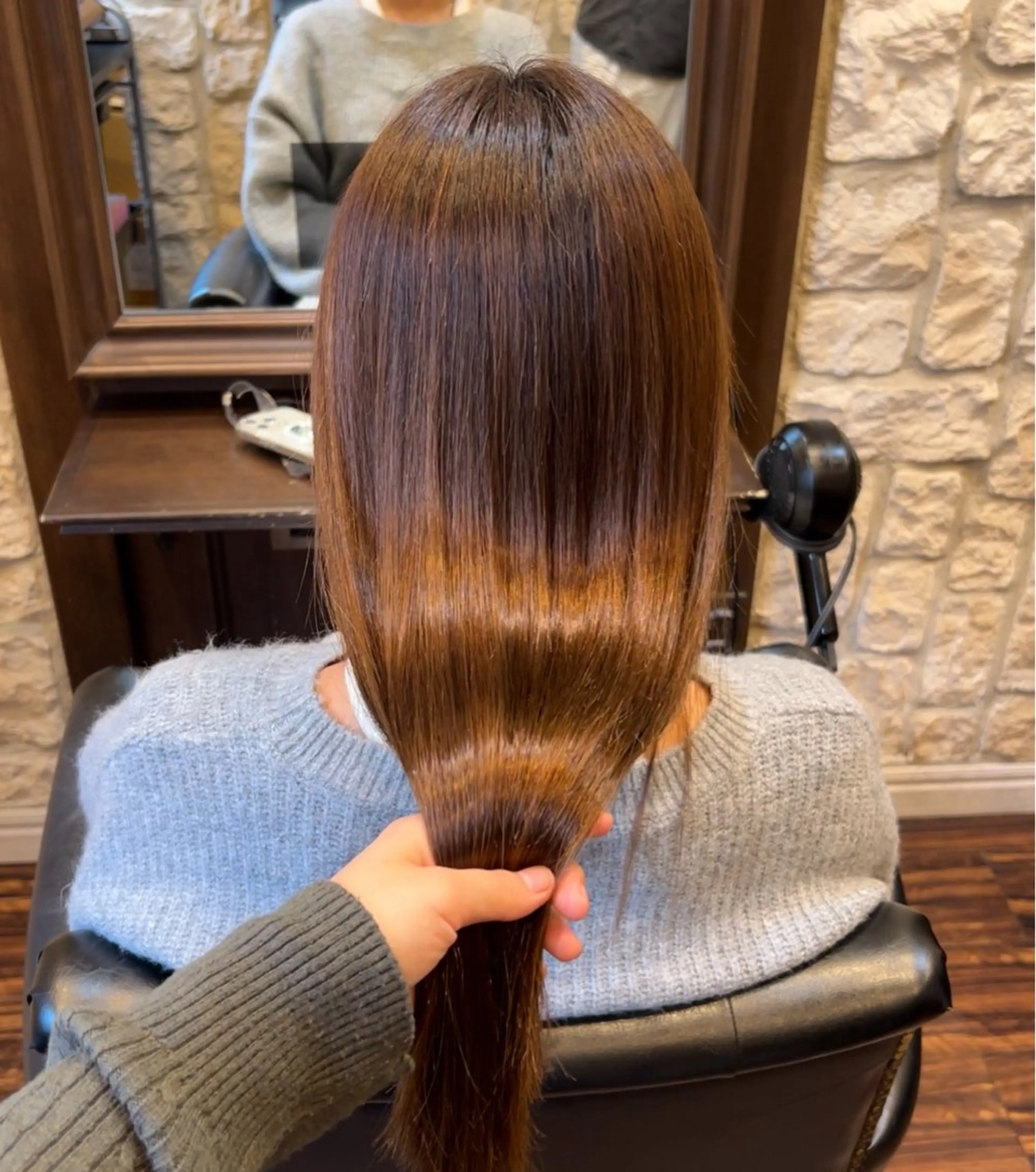 ロング 縮毛矯正 MIKU ♡彡のヘアスタイル