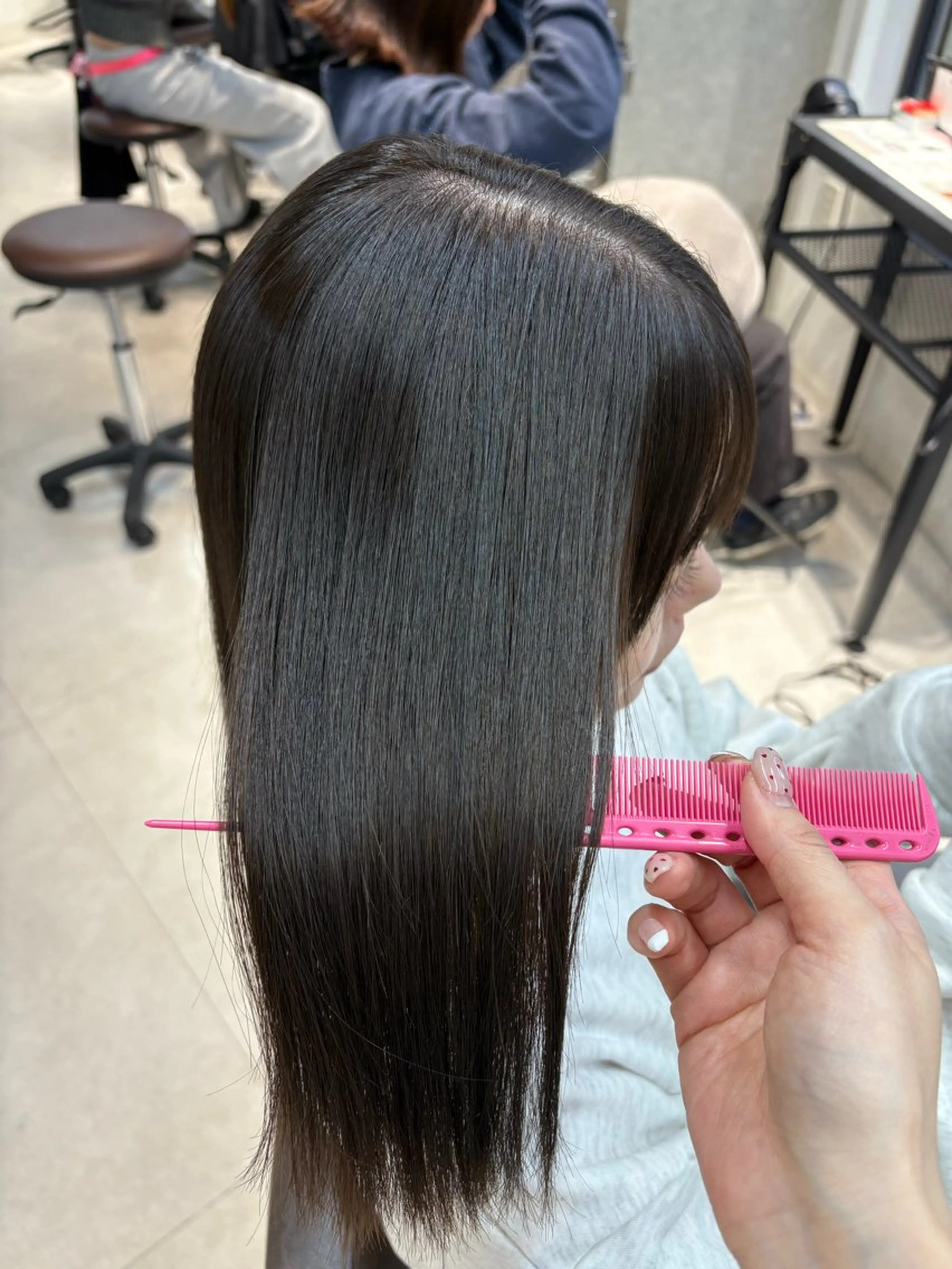 ロング カラー ヘアカラー 縮毛矯正 nina/髪質改善 /柔らかな艶髪🫧のヘアスタイル