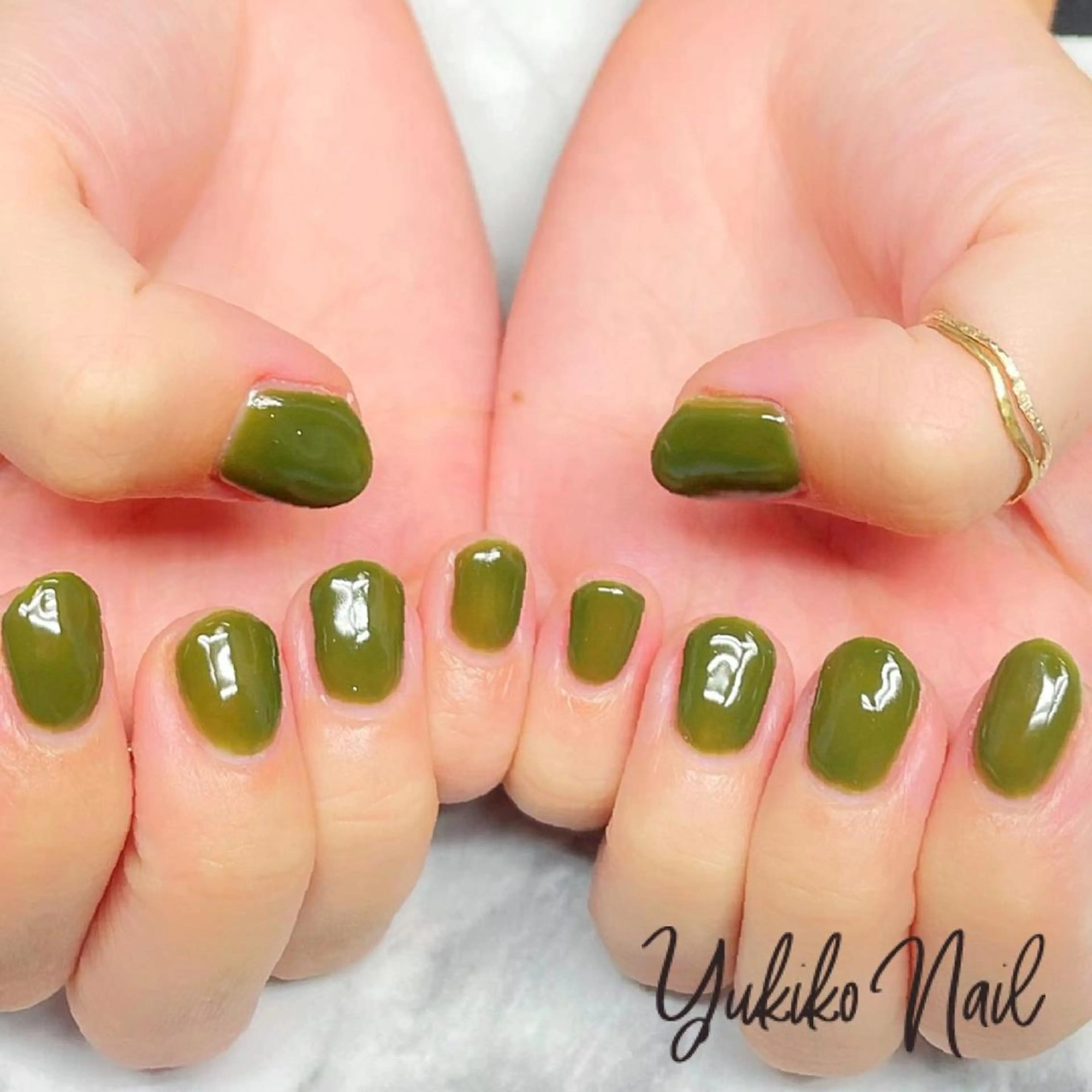 ネイル ワンカラーネイル ハンドネイル ユキコ ネイルのネイルデザイン