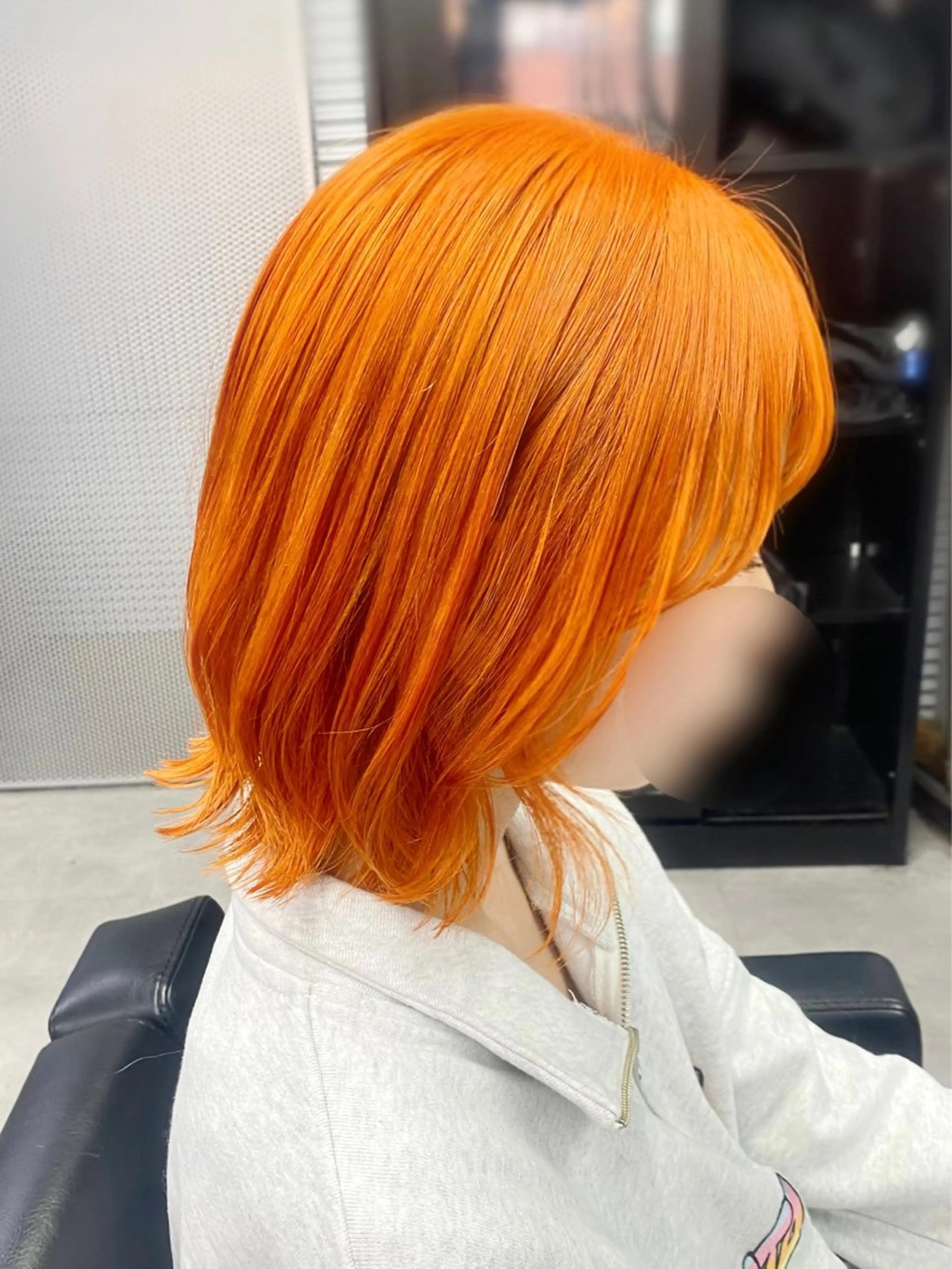 ミディアム カラー ブリーチ オレンジ 柏 デザインカラー/ レイヤー🐣シオリのヘアスタイル