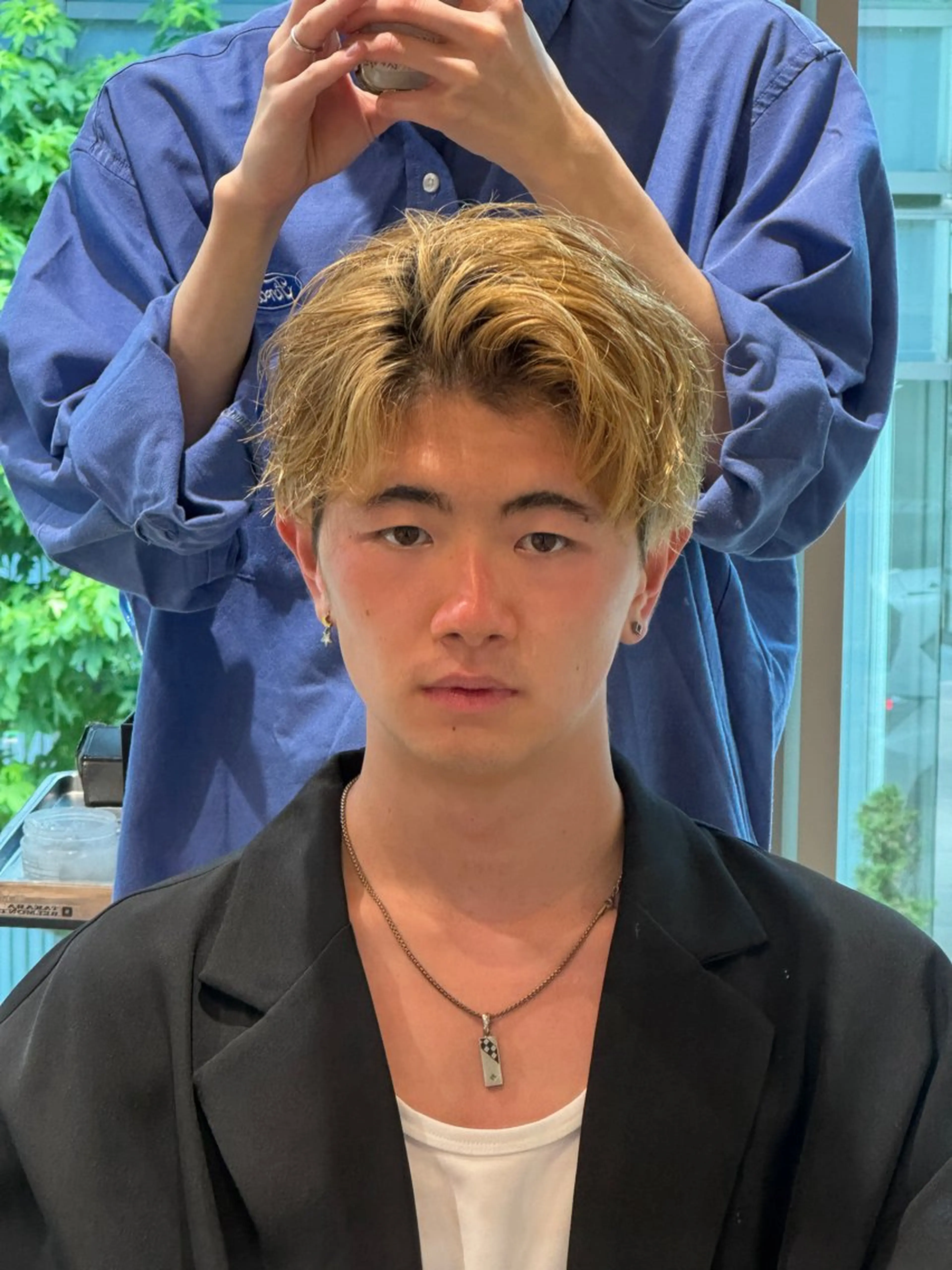 ショート メンズ メンズ特化/ センターパート/八谷のヘアスタイル