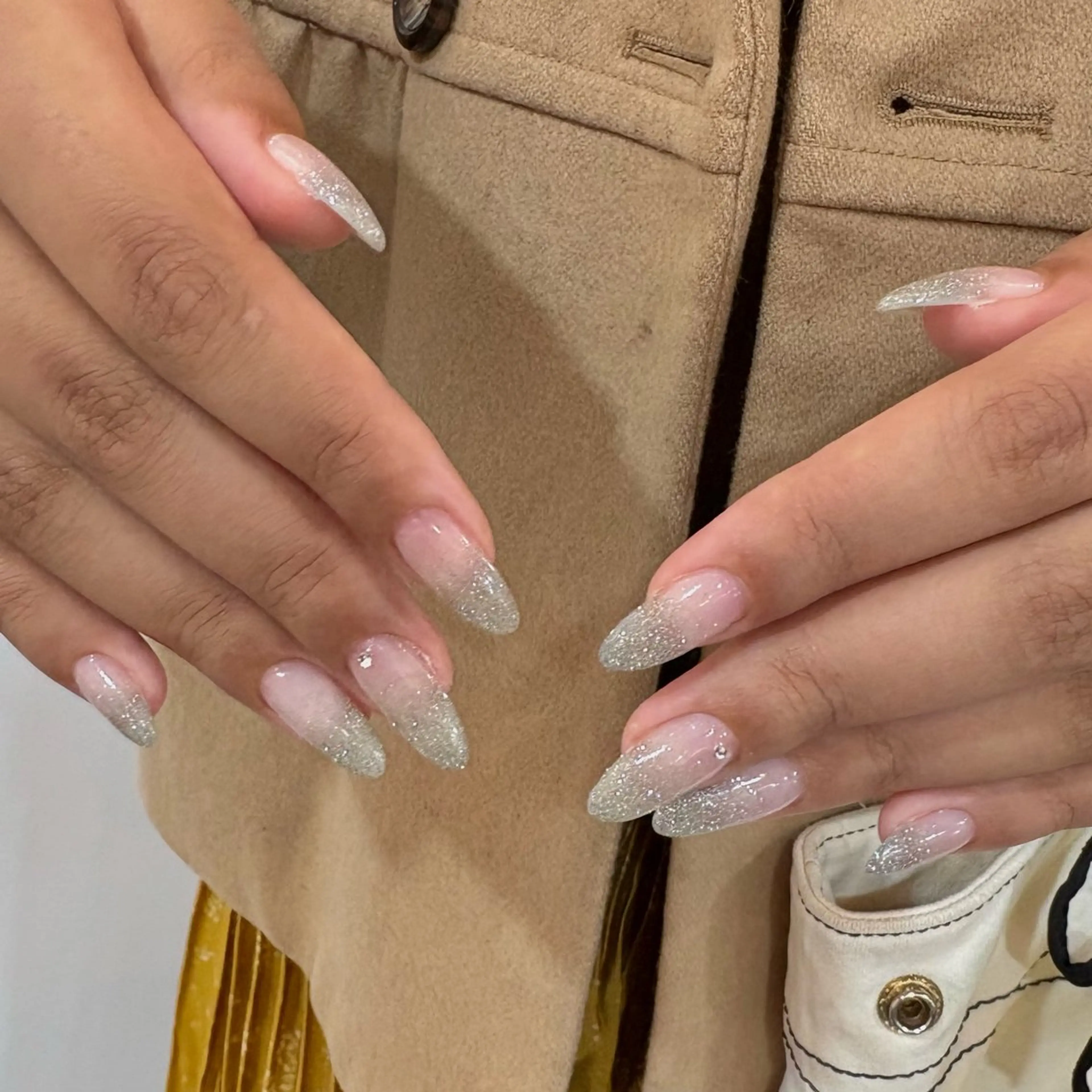 ネイル キラキラネイル ラメ(グリッター) ラメグラデーション tiffin Rihoのネイルデザイン