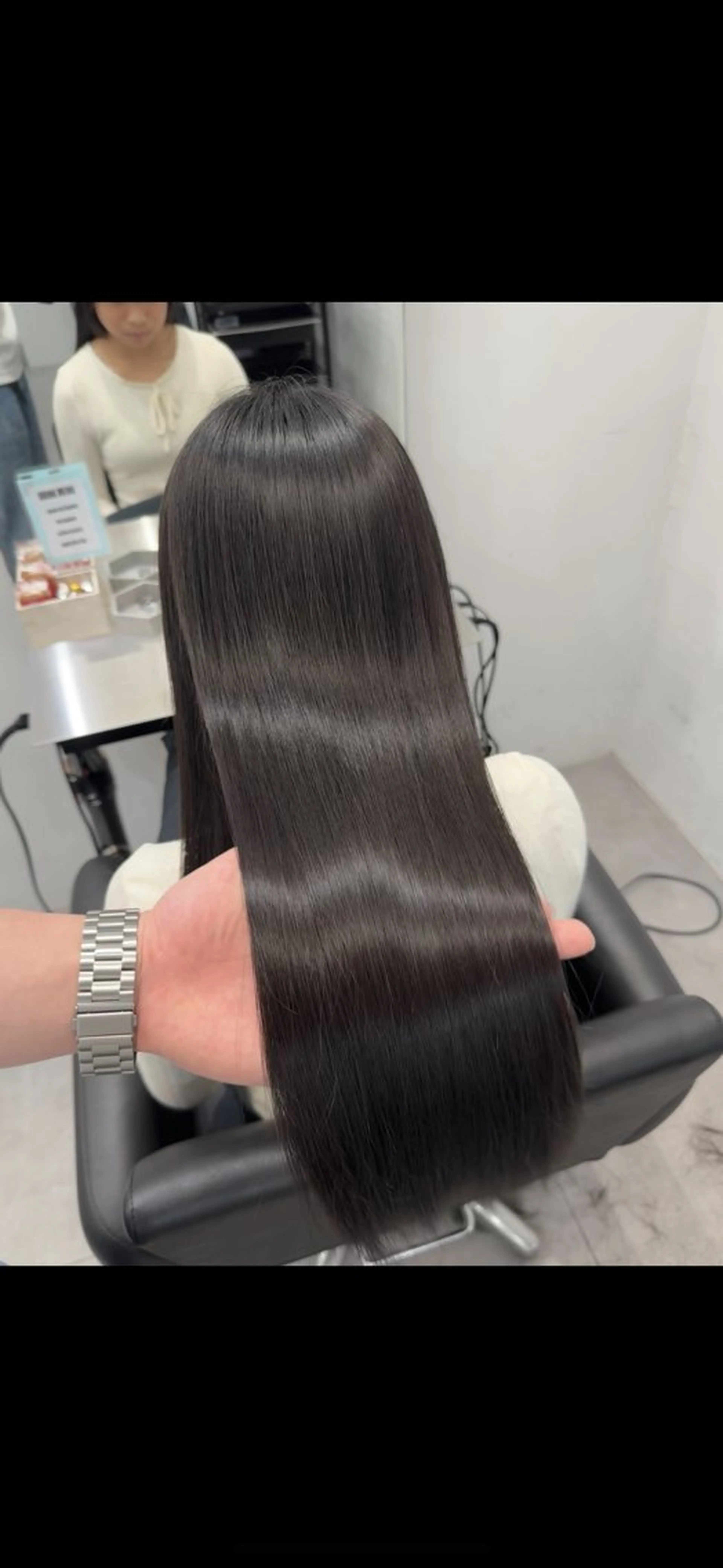 ロング カット ヘアカラー 縮毛矯正 トリートメント 髪質改善×縮毛矯正 Core 片山健太のヘアスタイル