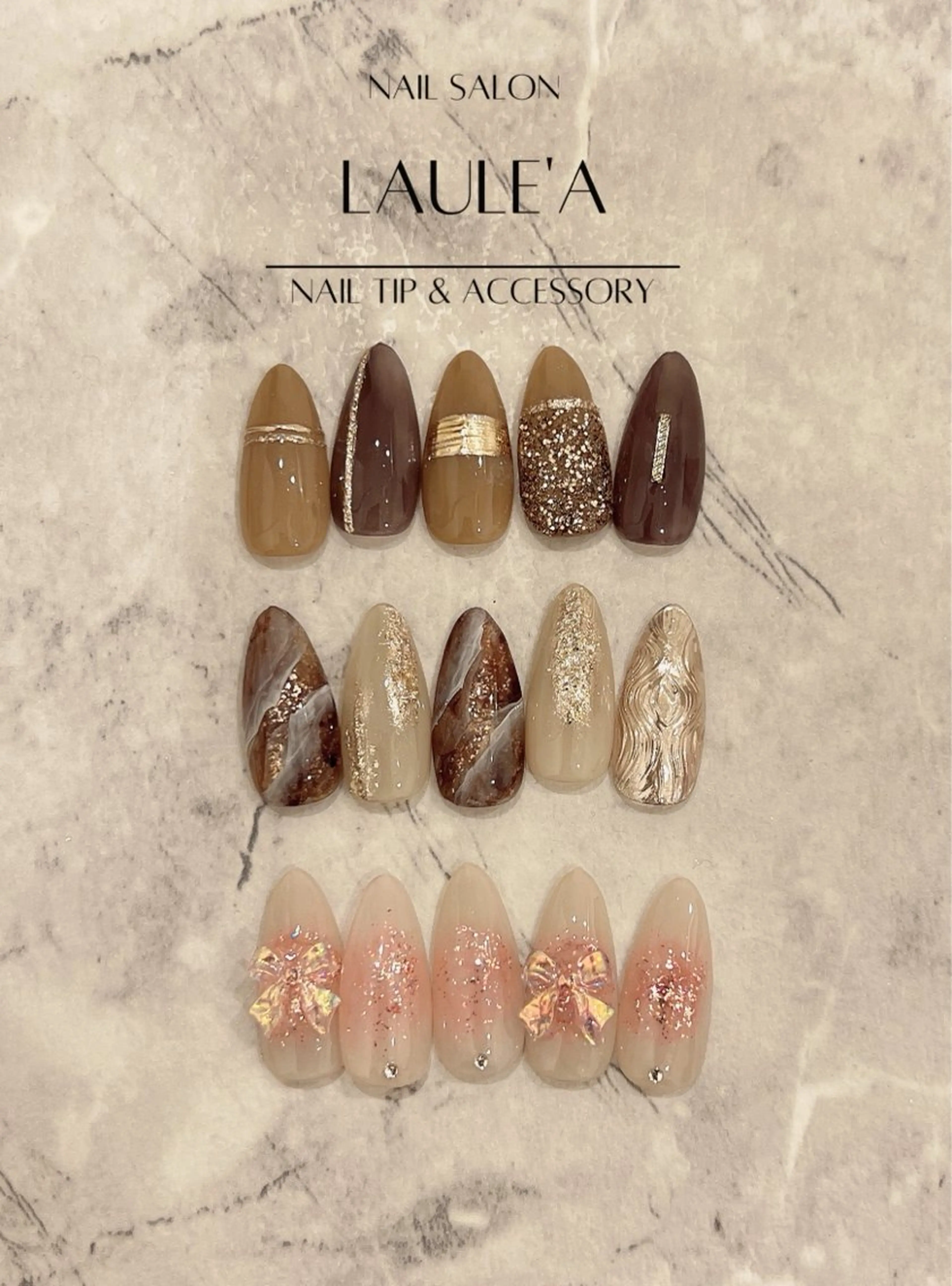 ネイル フットネイル nailsalon Laule'aのネイルデザイン