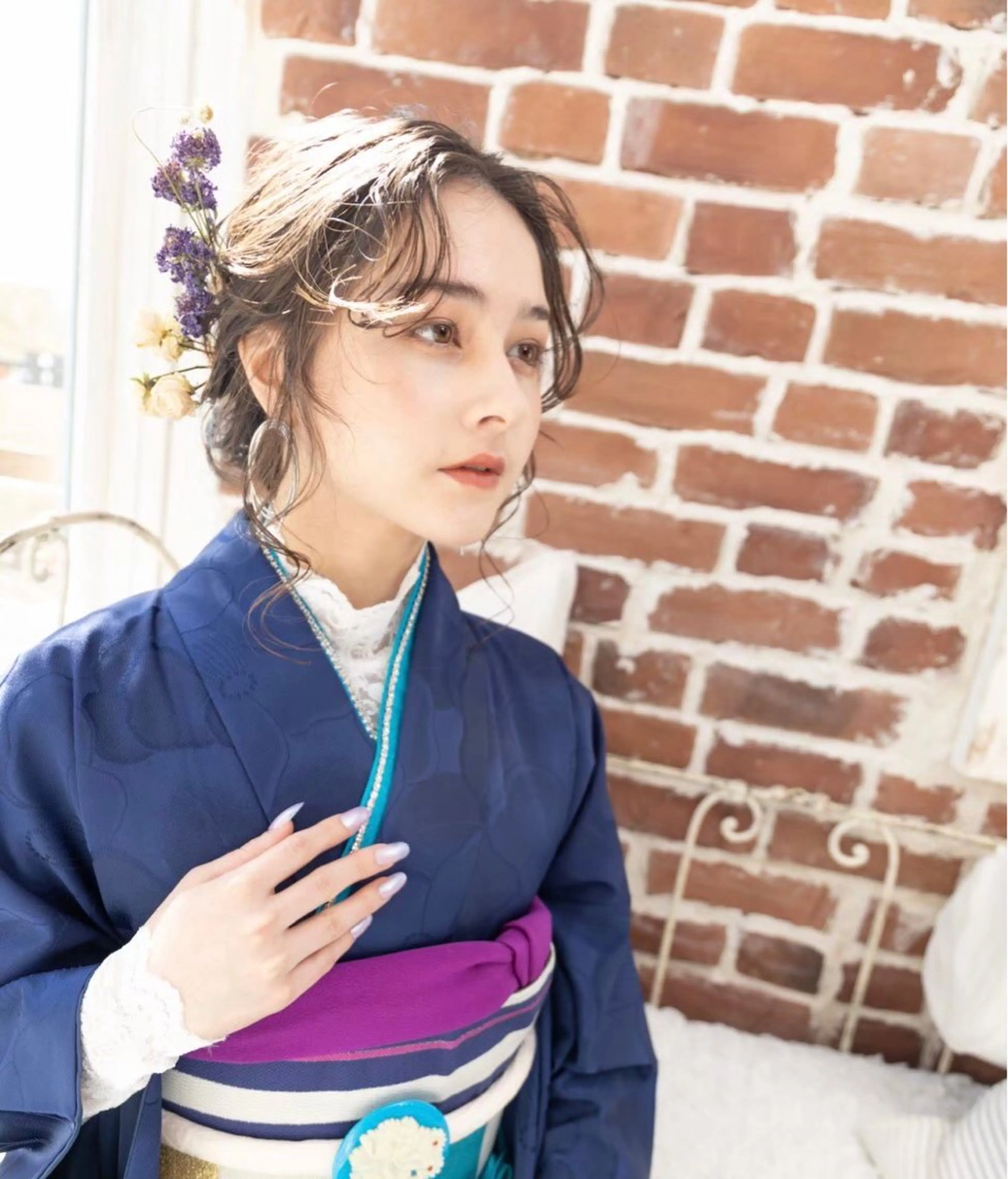 ヘアセット ‪るか/‪透明感 カラー/アレンジのヘアスタイル