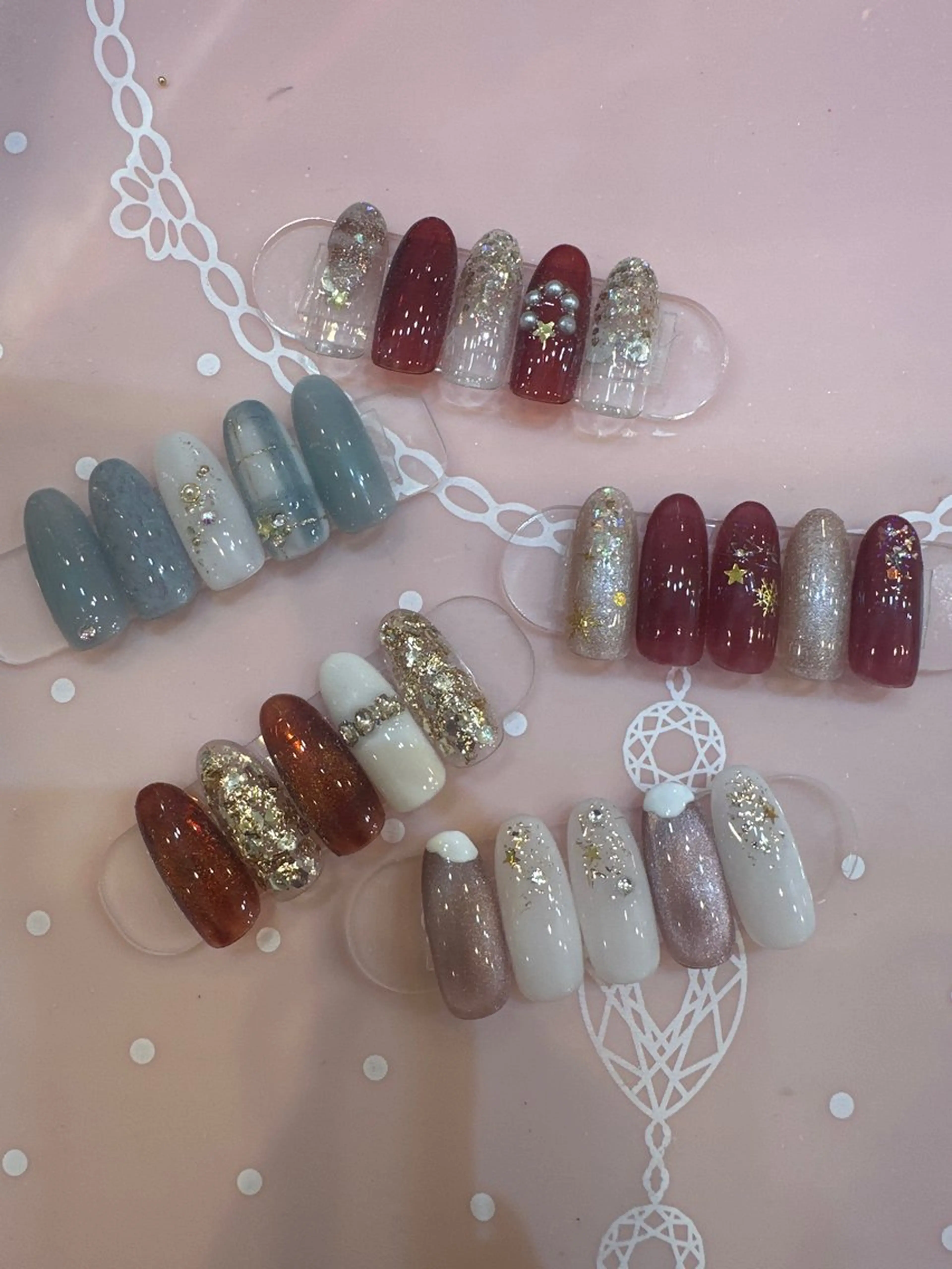 セミロング ネイルサロンキューティプティ所属・アワ ネイル池袋のネイルデザイン