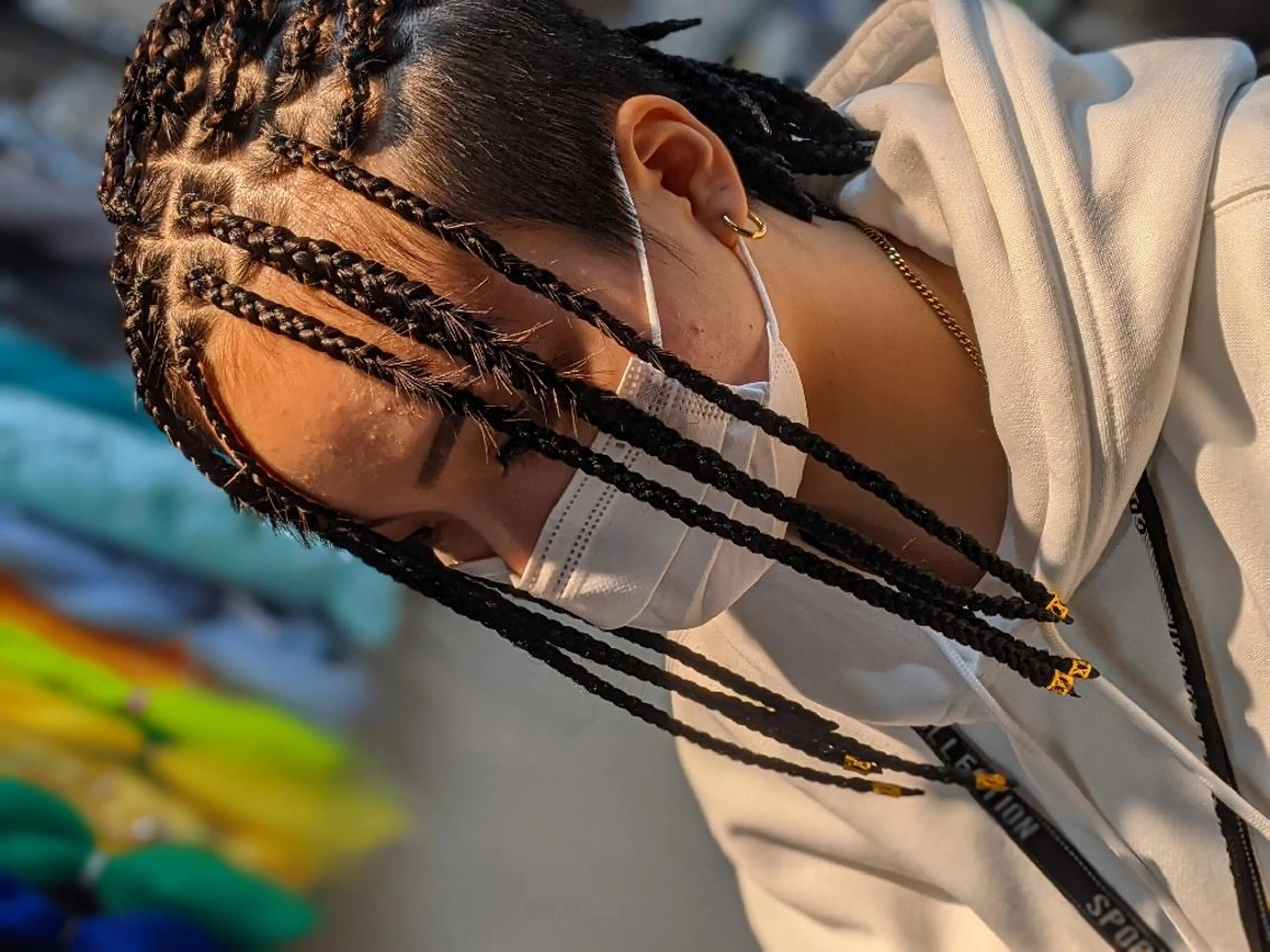 セミロング ヘアアレンジ エクステ scamp ★のヘアスタイル