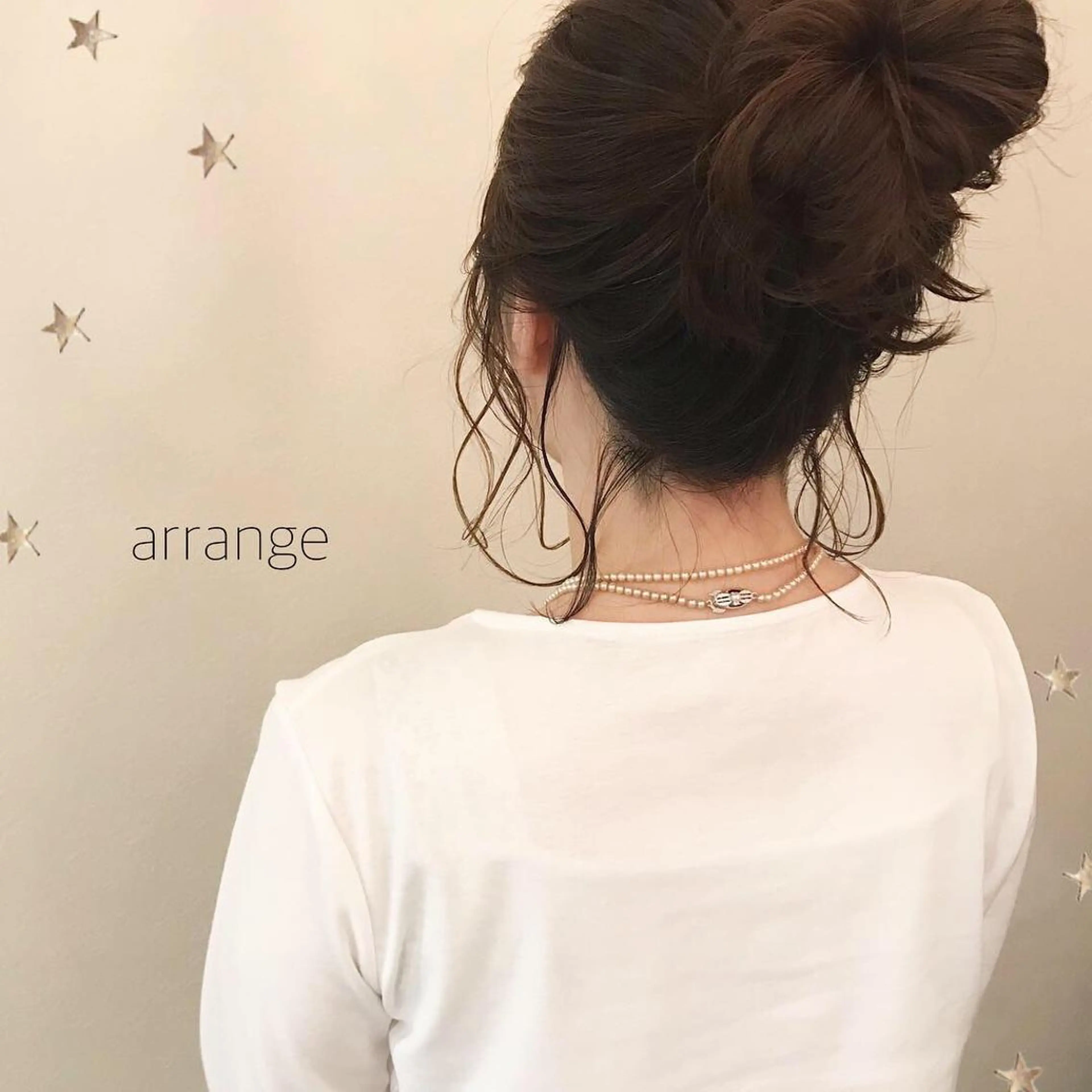 ミディアム ヘアアレンジ salon AKIRA所属・市川 千夏のヘアスタイル