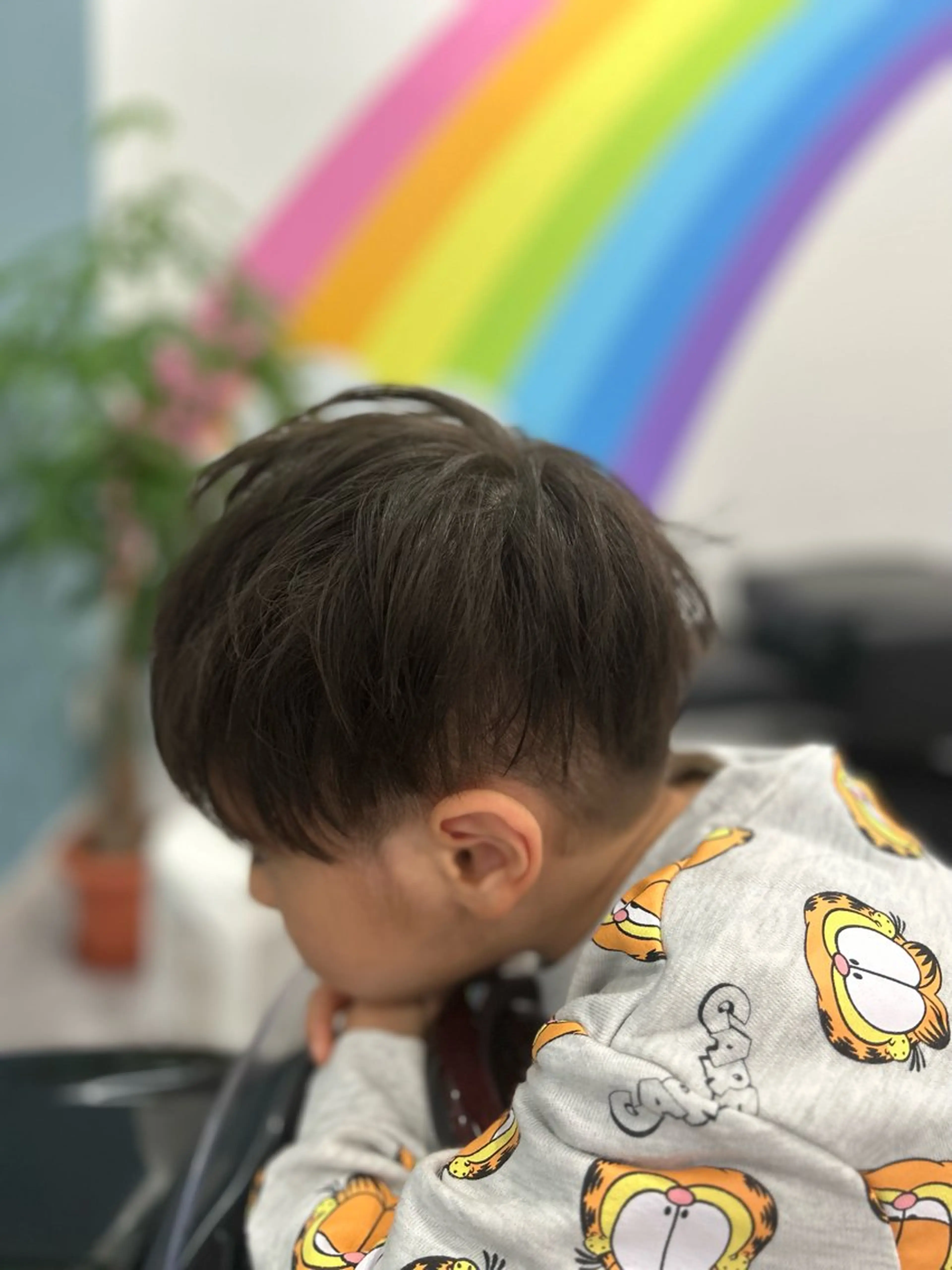 ショート 似合わせカット 縮毛矯正 キッズヘアー ルッツのヘアスタイル