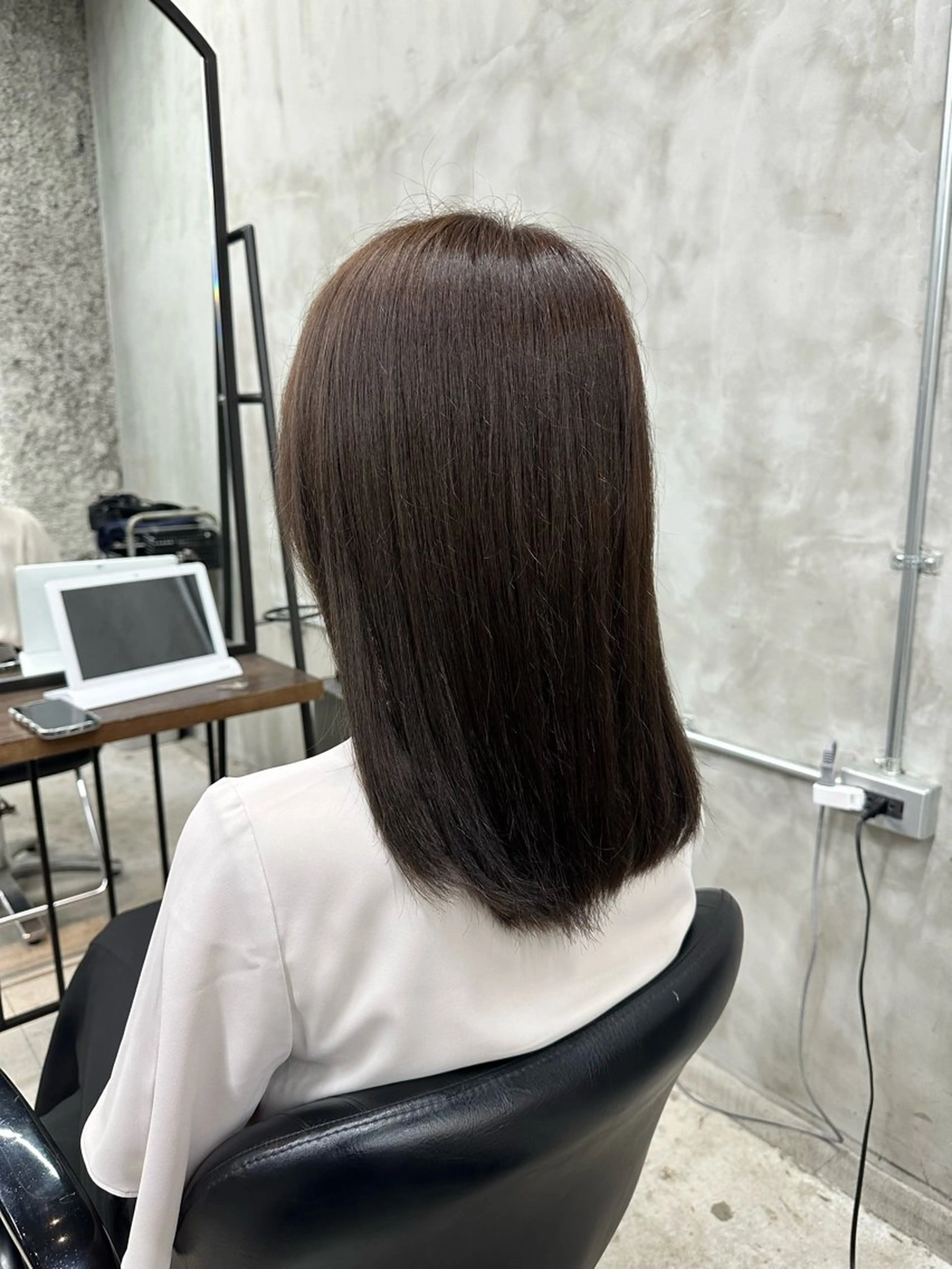 ミディアム ANGELICA 西平 碧のヘアスタイル