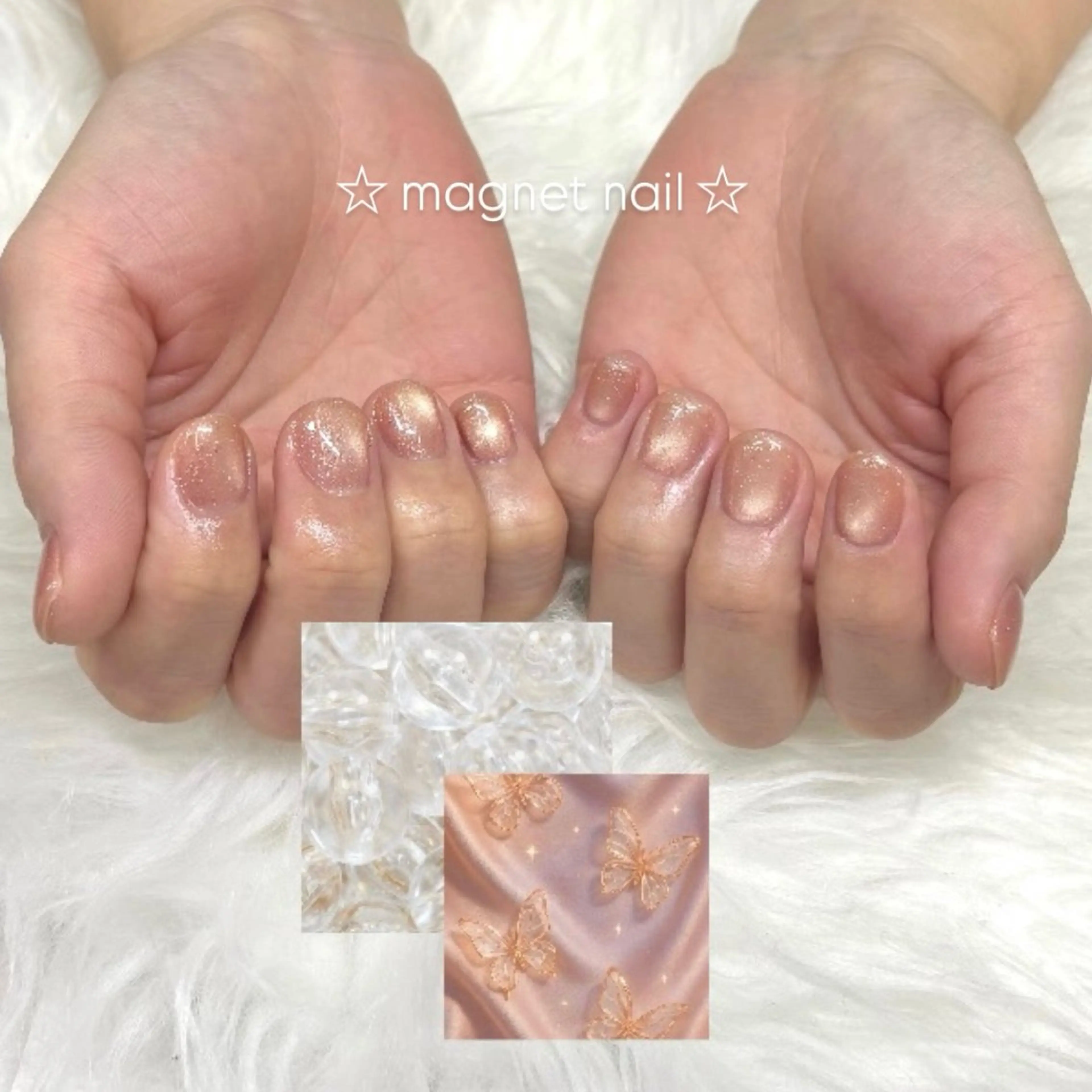 ネイル マグネットネイル ハンドネイル Ajourenail 【mako】のネイルデザイン