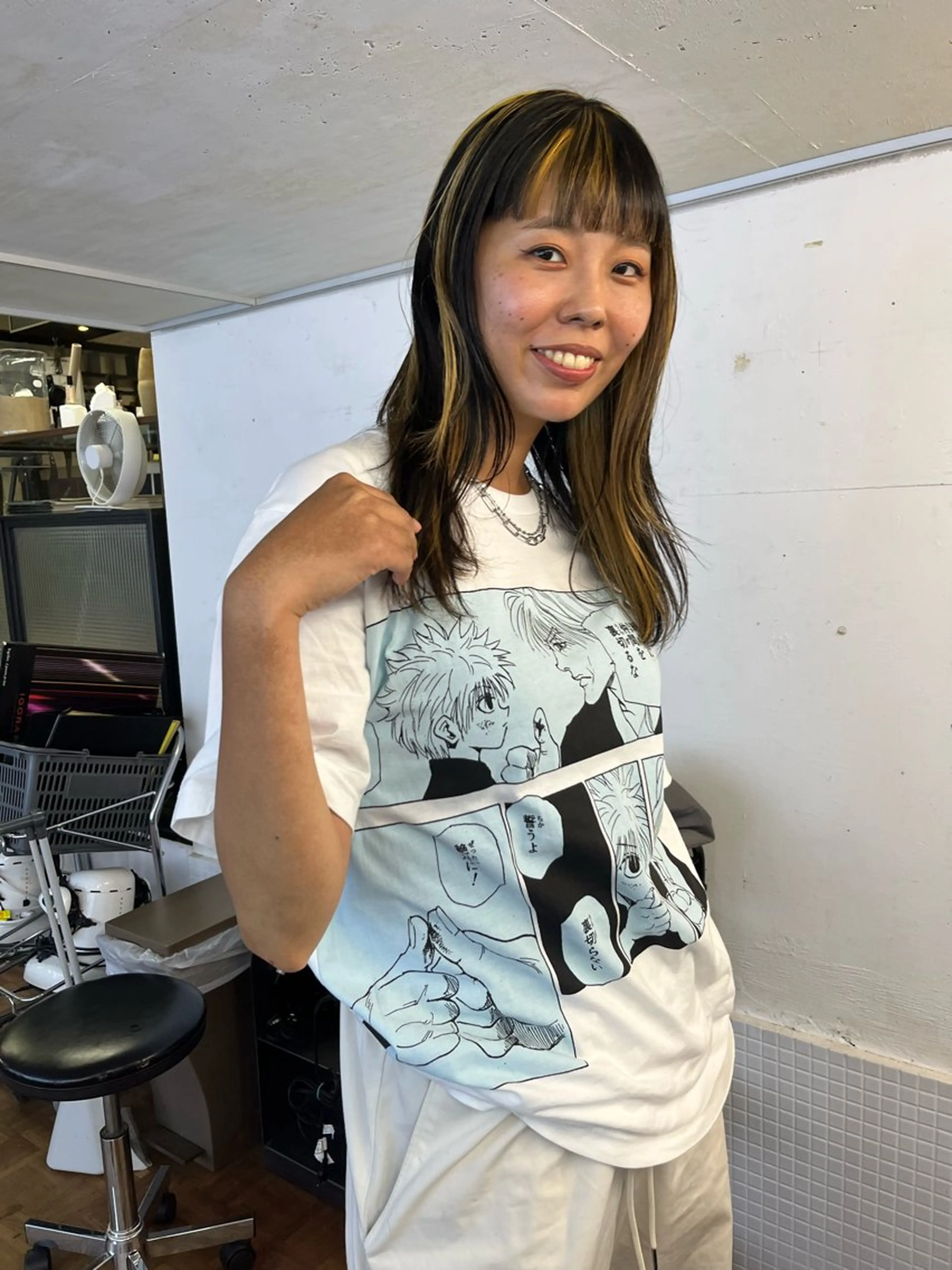 セミロング カラー カット ヘアカラー NOUN所属・eri kinjoのヘアスタイル