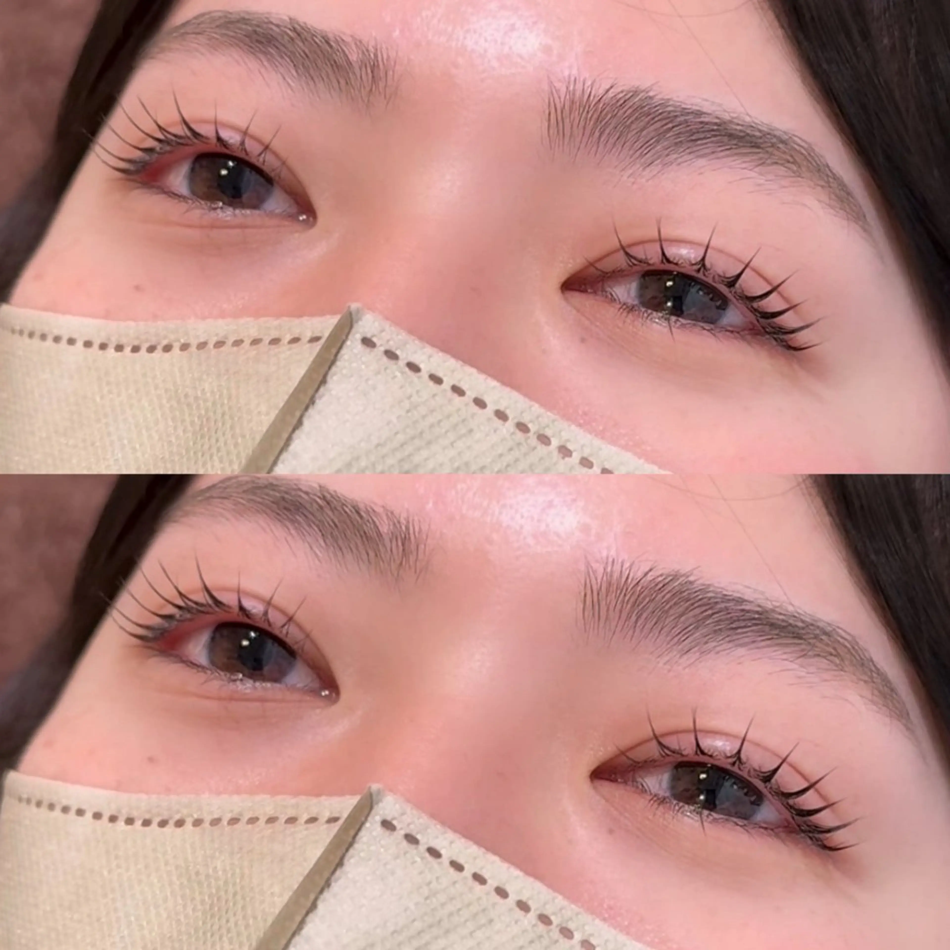 マツエク・マツパ マツパ 透明感カラー/顔周り カット/レイヤーにかのヘアスタイル